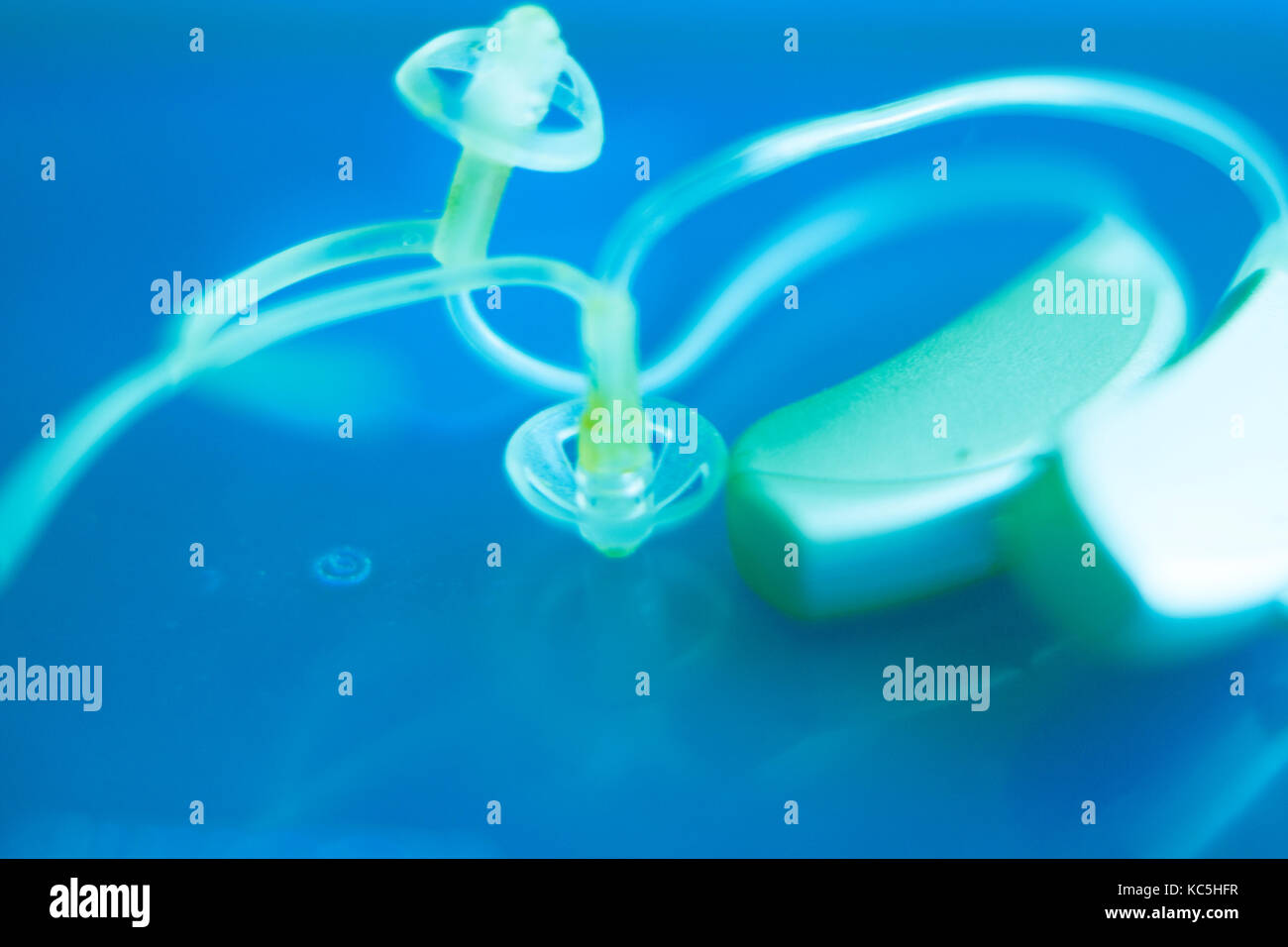 Modern digital in the ear hearing aid for deafness and the hard of