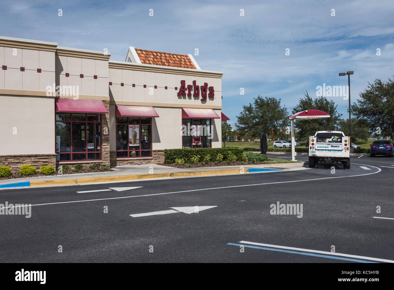 Arbys Restaurant located in Lady Lake, Florida USA Stock Photo Alamy