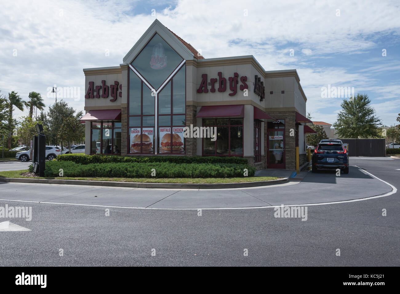 Arbys Restaurant located in Lady Lake, Florida USA Stock Photo Alamy