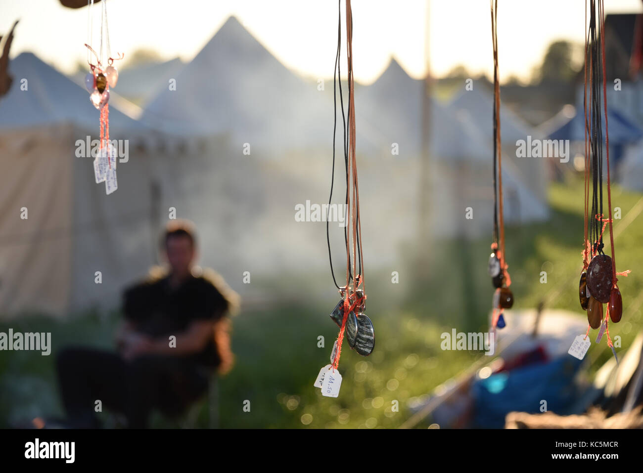 Schmuck auf Mittelalterfestival Festival Stock Photo