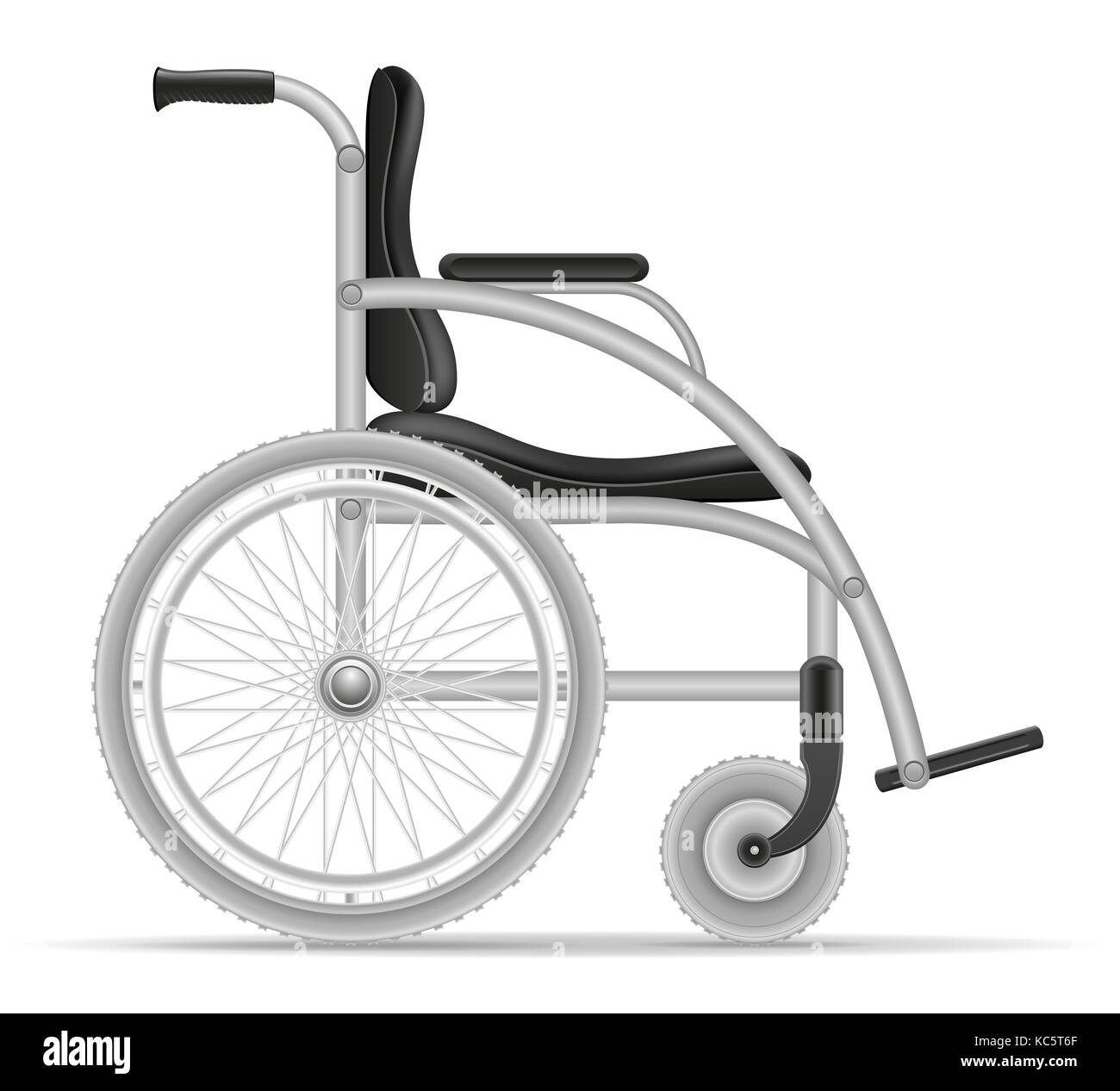 wheelchair for disabled people stock vector illustration isolated on