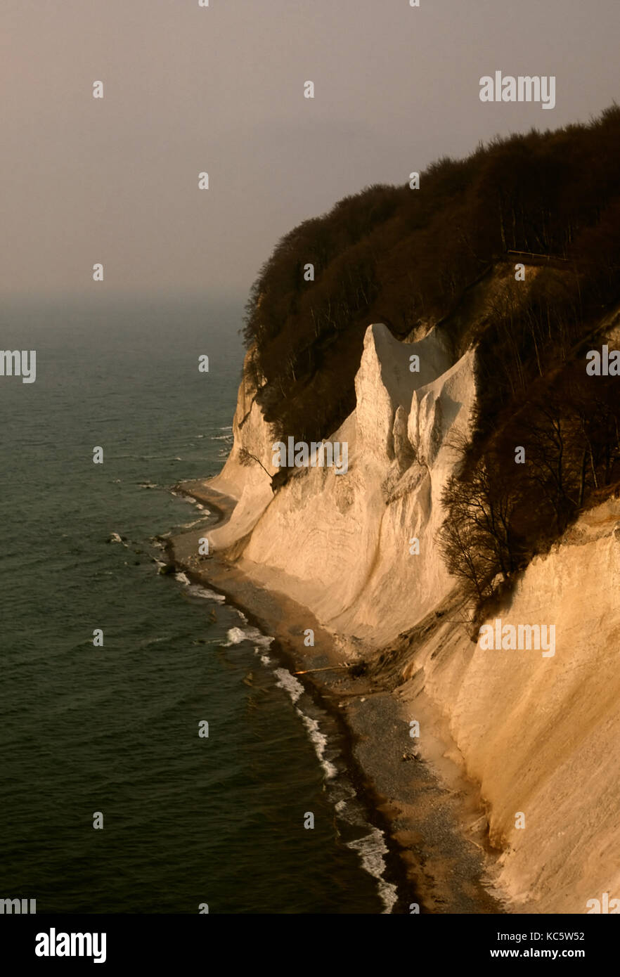 Chalk cliffs, Wissower Klinken, Ruegen, Germany Stock Photo Alamy