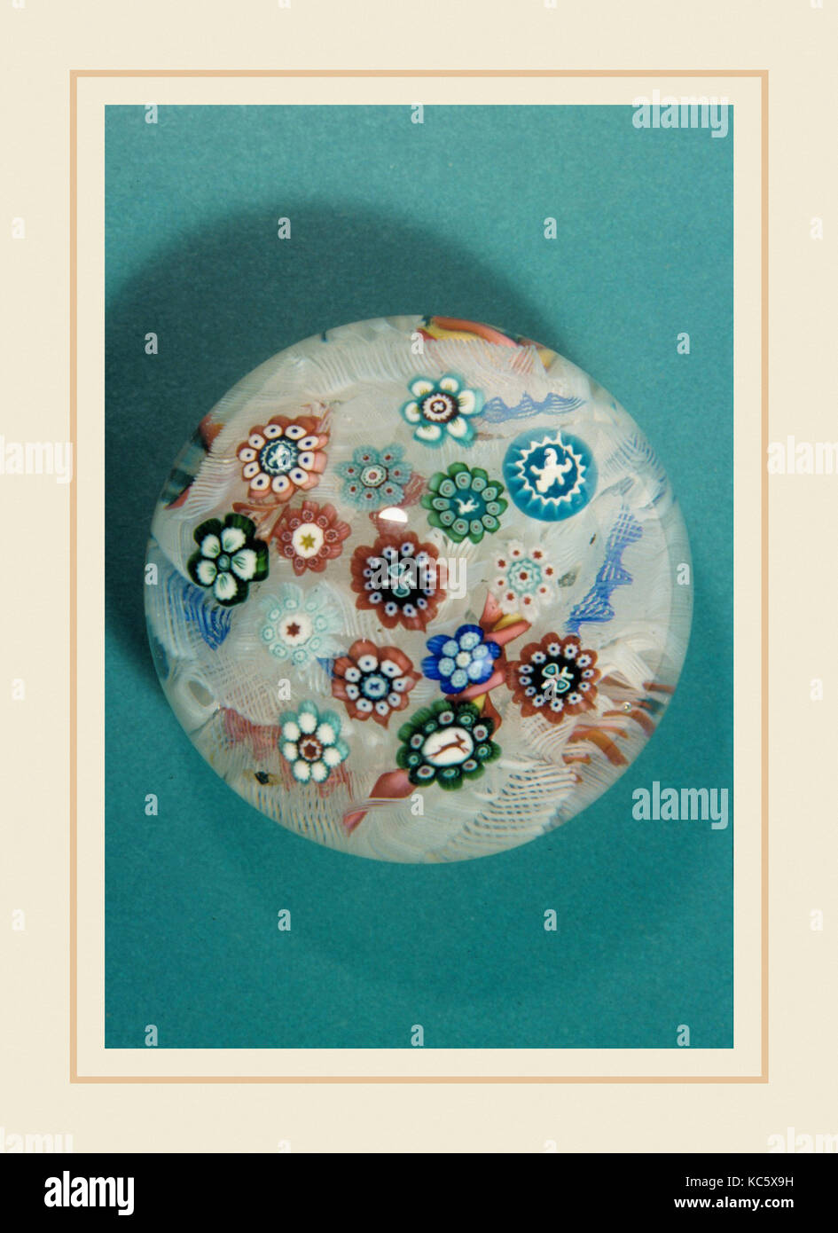Paperweight, New England Glass Company, ca. 185280 Stock Photo Alamy
