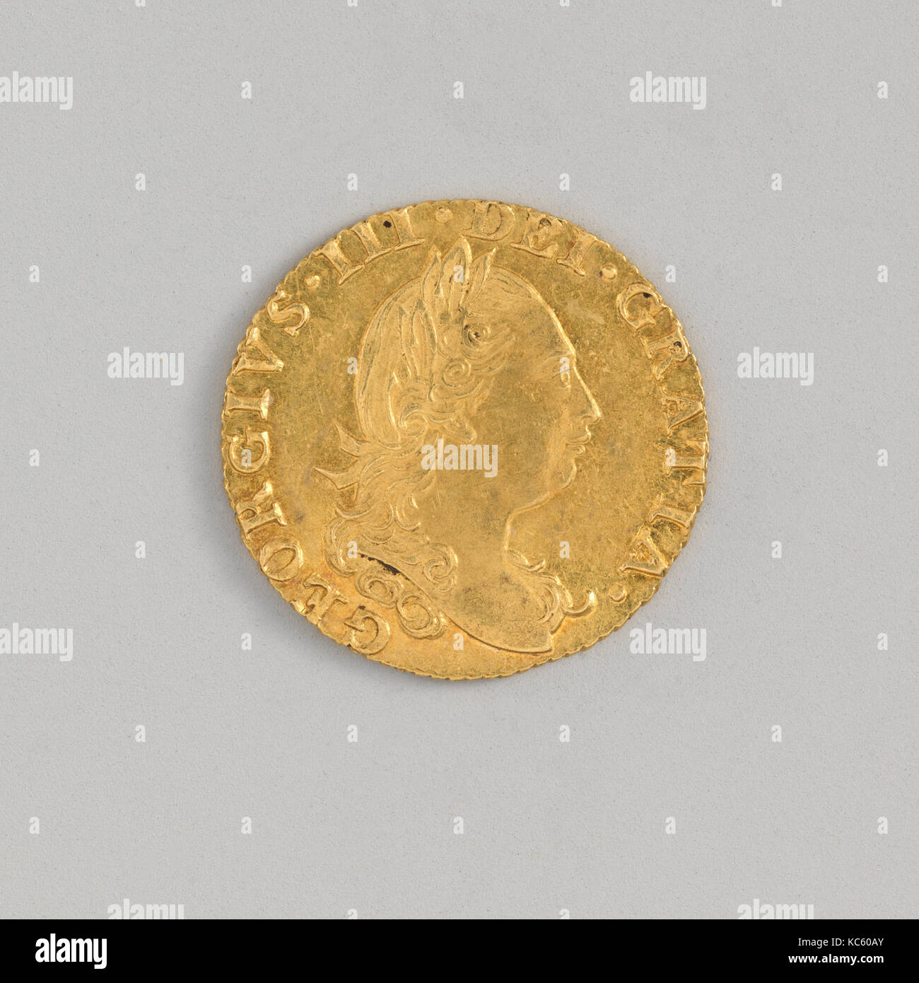 George III half guinea, Medalist: Thomas Pingo, 1778 Stock Photo