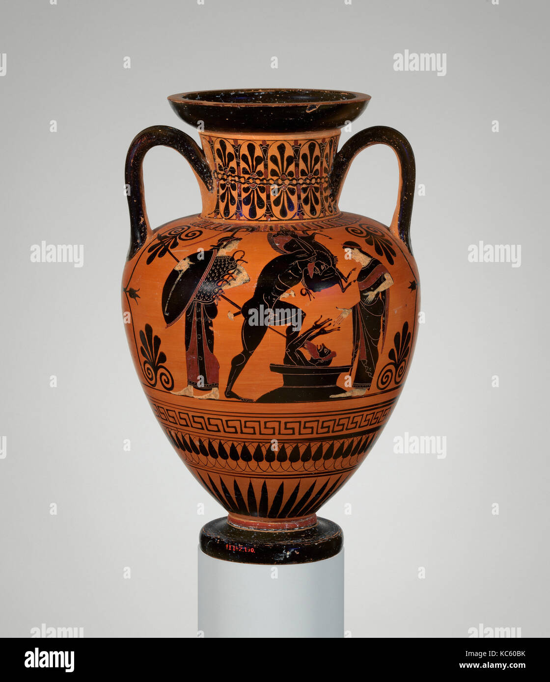 Neck Amphora Archaic Last Quarter Of 6th Century B C Greek