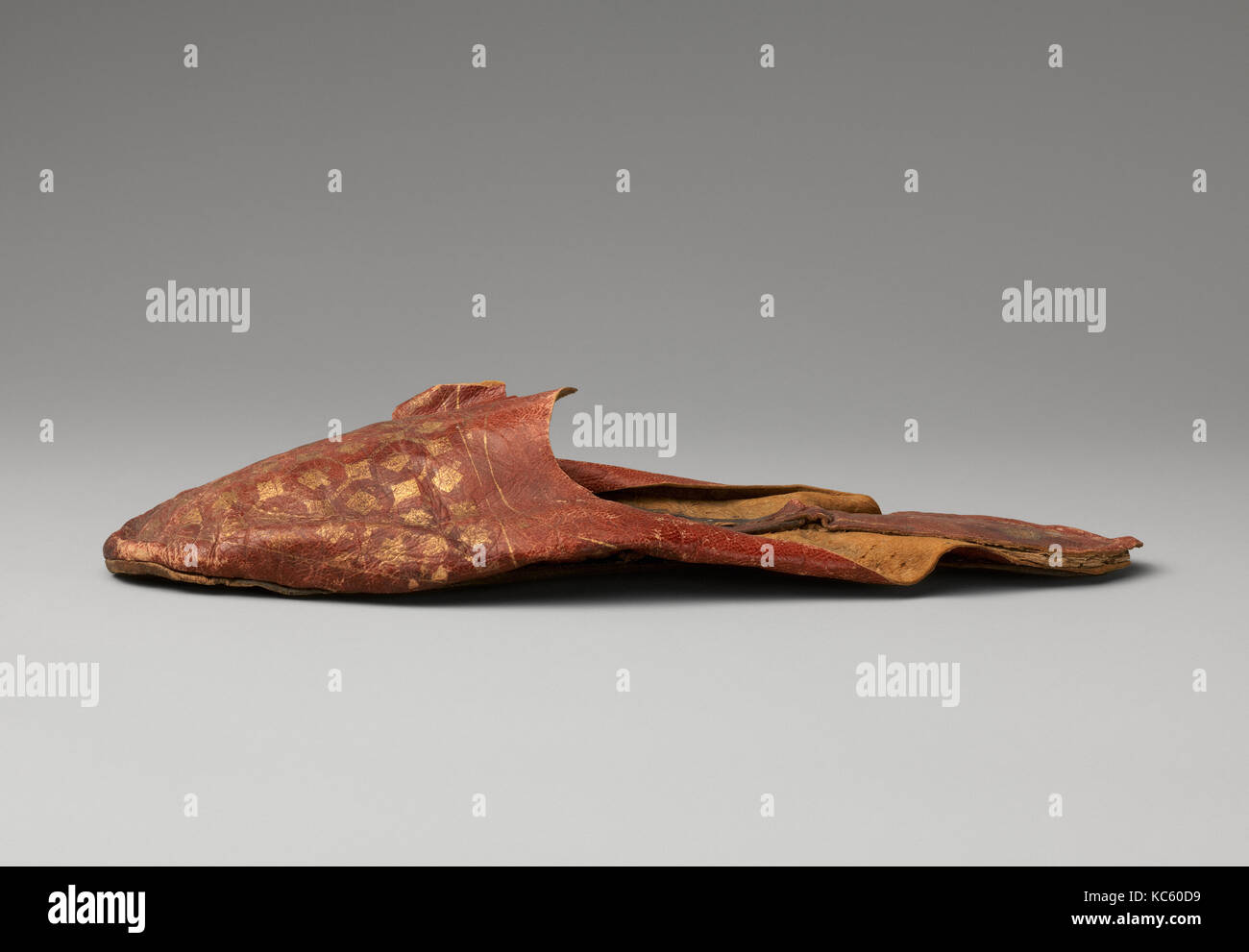 Leather Shoe with Gilded Decoration, 4th7th century Stock Photo Alamy