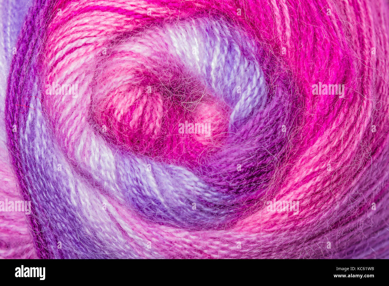 A super close up image of amethyst yarn Background of purple yarn ...
