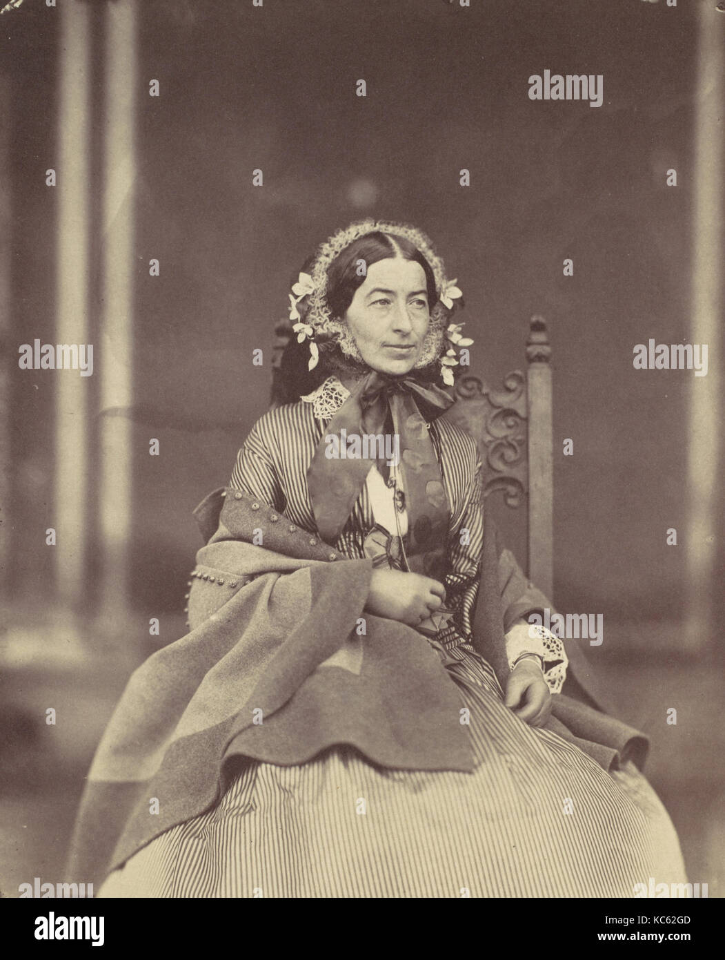 Elisabeth Höusermann, 1850s–60s, Albumen silver print from glass negative, 25.4 x 19.3 cm. (10 x 7 5/8 in.), Photographs, Franz Stock Photo