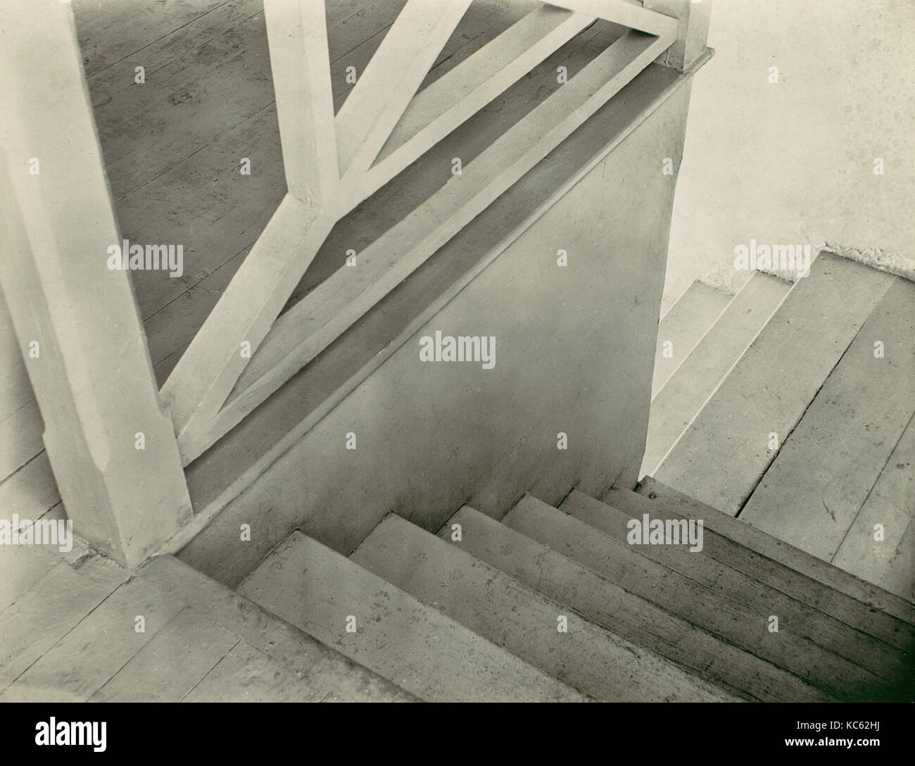 Stairs, Mexico City, 1924–26, Gelatin silver print, 18.4 x 23.9 cm (7 1/4 x 9 7/16 in.), Photographs, Tina Modotti (Italian Stock Photo