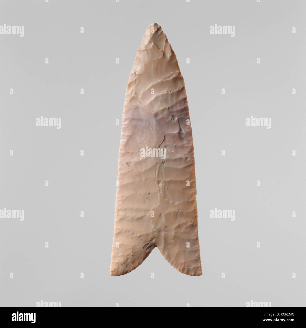 Flint Blade, Predynastic, Naqada II, ca. 3650–3300 B.C., From Egypt, Flint, L. 5.8 x 0.8 x 15.7 cm (2 5/16 x 5/16 x 6 3/16 in Stock Photo