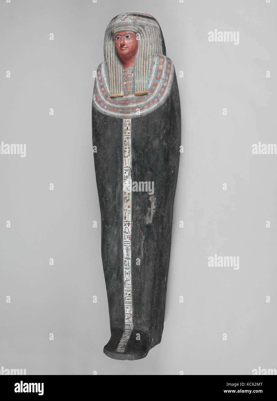 Painted Wooden Coffin of Nesiamun, ca. 712–525 B.C Stock Photo