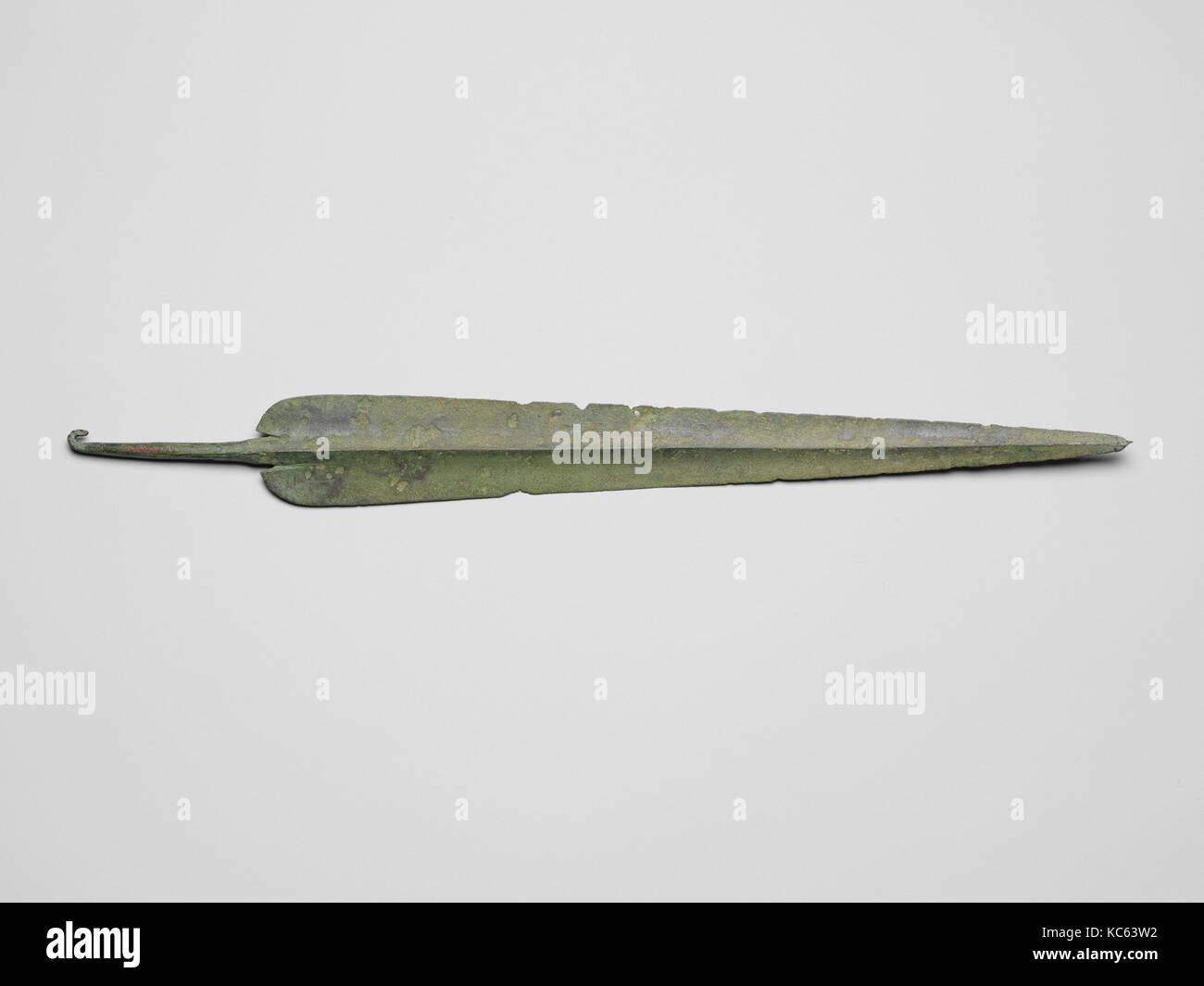 Copper alloy spearhead, Early Bronze Age, ca. 25002000 B.C., Cypriot