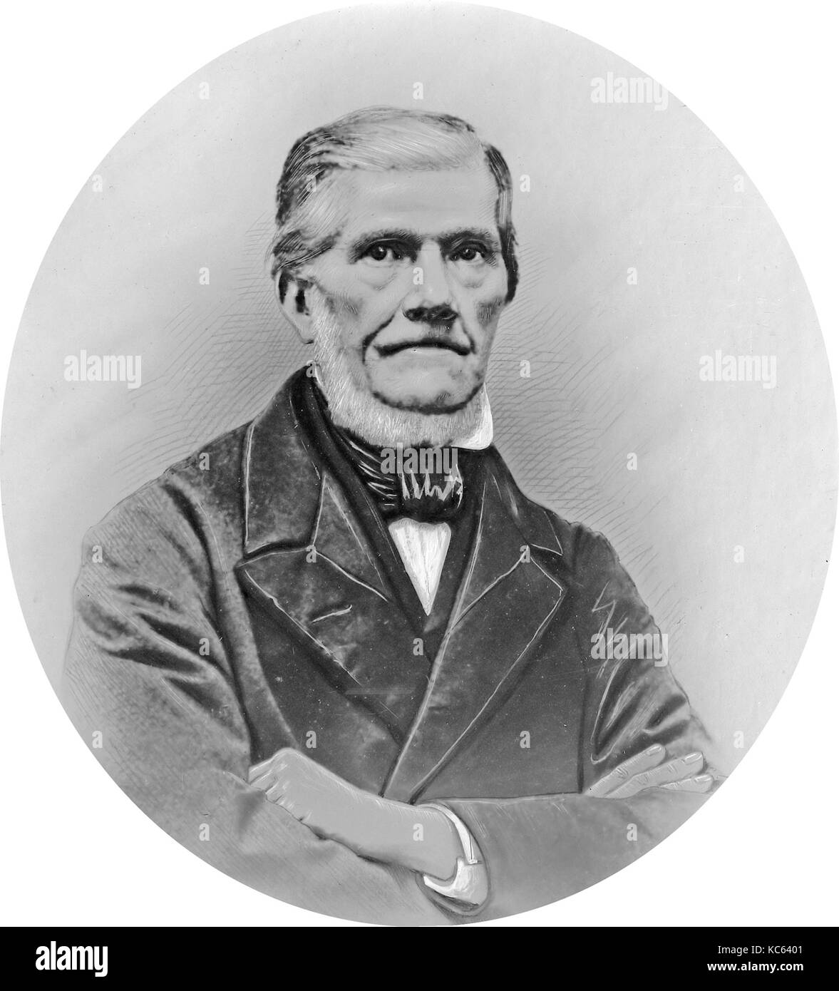 COENRAAD van HOUTEN (1801-1887) Dutch chemist and chocolate manufacturer  Stock Photo - Alamy