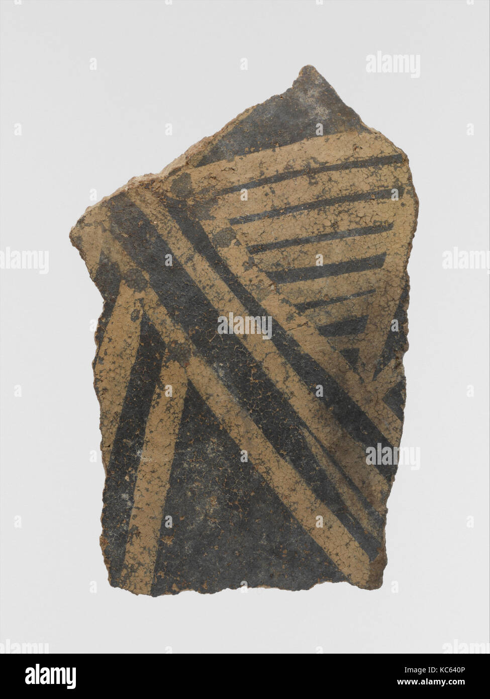 Terracotta vessel fragment with linear motifs, ca. 2300–2100 B.C Stock ...
