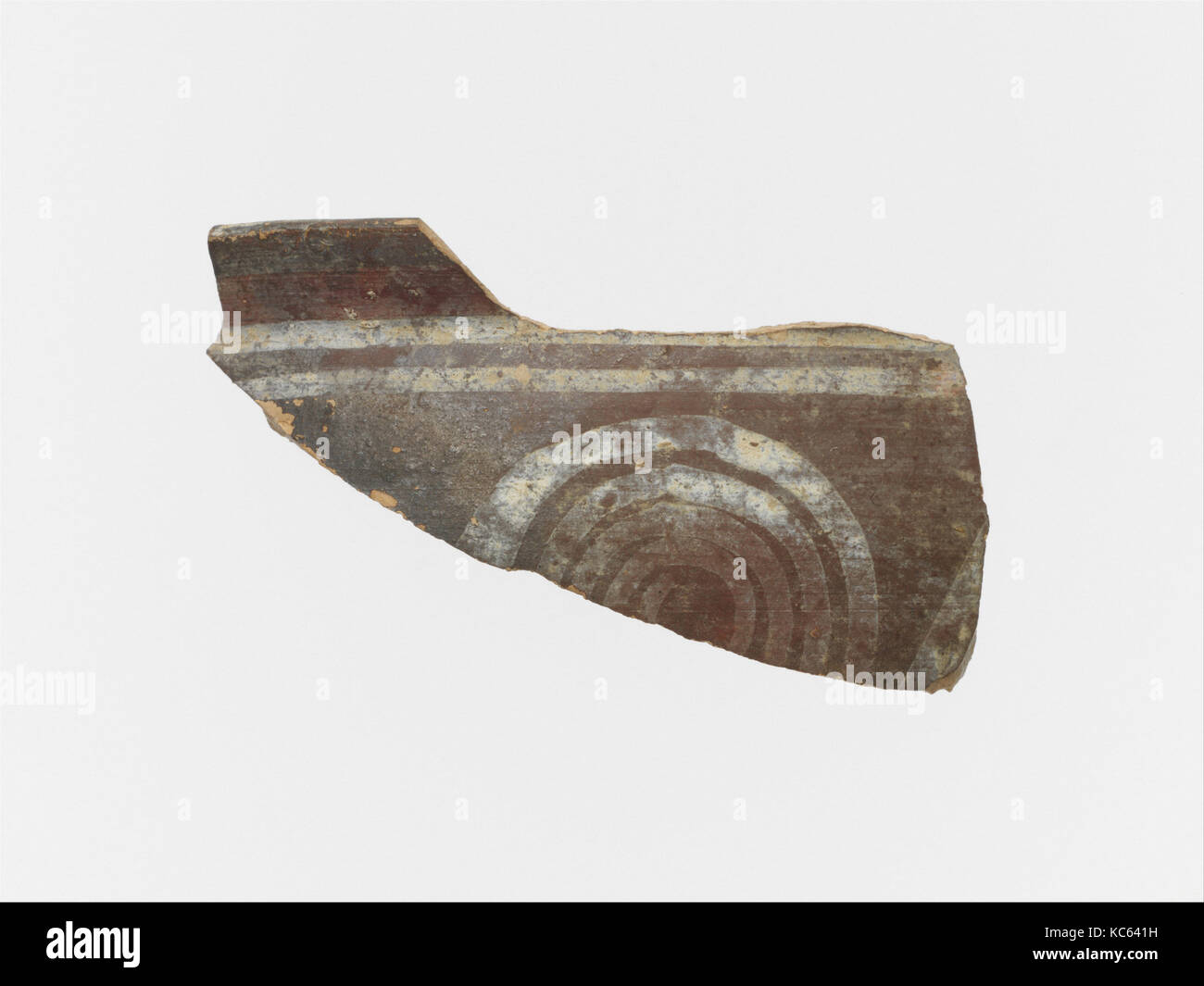 Terracotta rim of a cup with spirals and bands, ca. 18001700 B.C Stock Photo Alamy