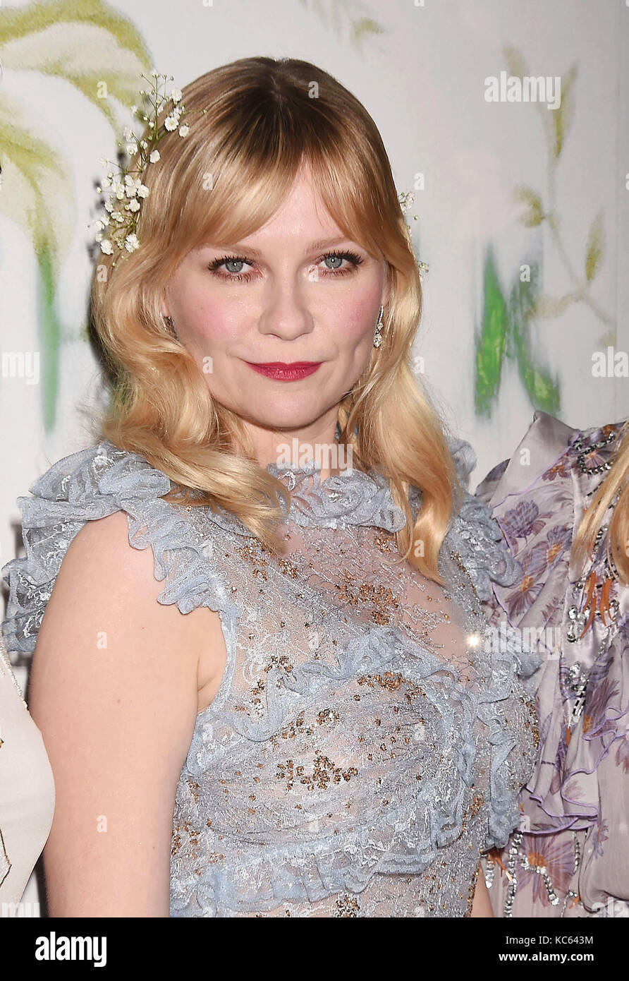 KIRSTEN DUNST US film actress in September 2017. Photo: Jeffrey Mayer