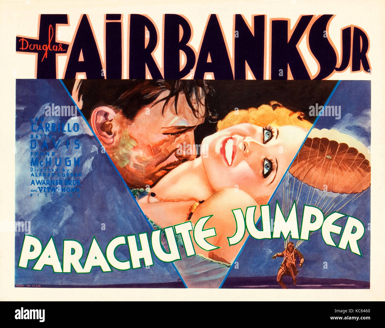 PARACHUTE JUMPER 1933 Warner Bros film with Bette Davis and Douglas