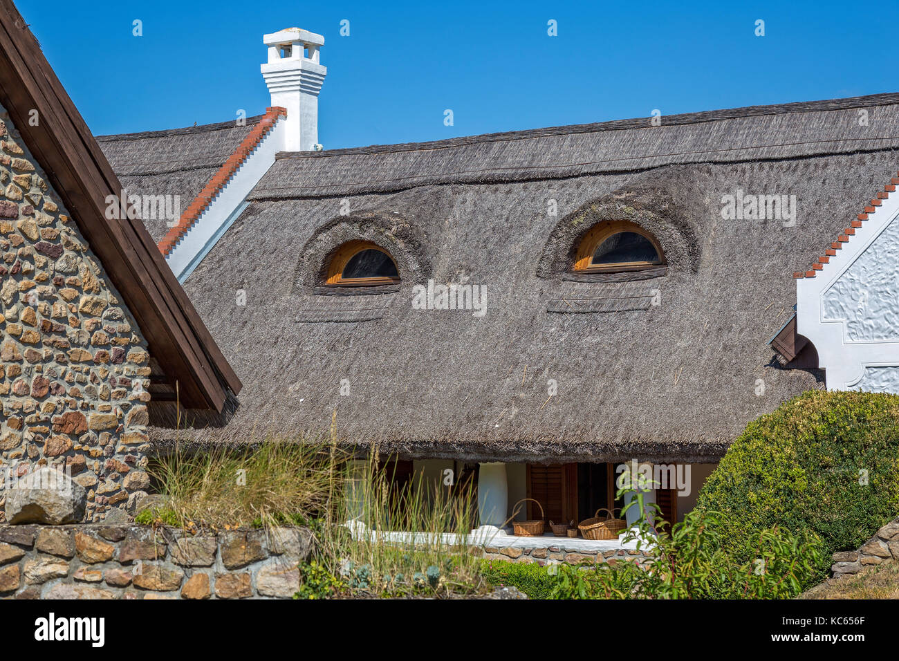 Traditional houses from Hungary, near lake Balaton, village Salfold, 29