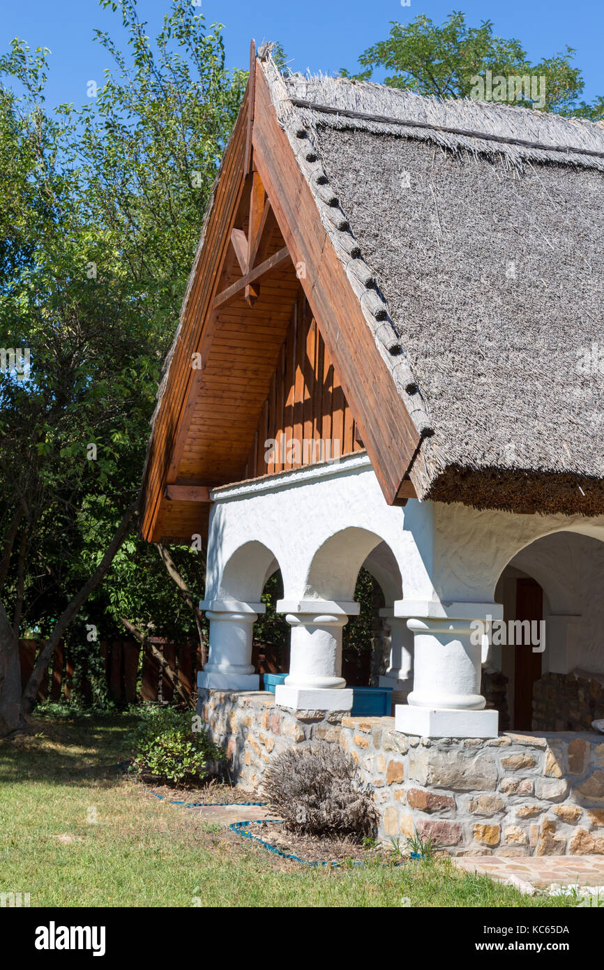 Traditional houses from Hungary, near lake Balaton, village Salfold