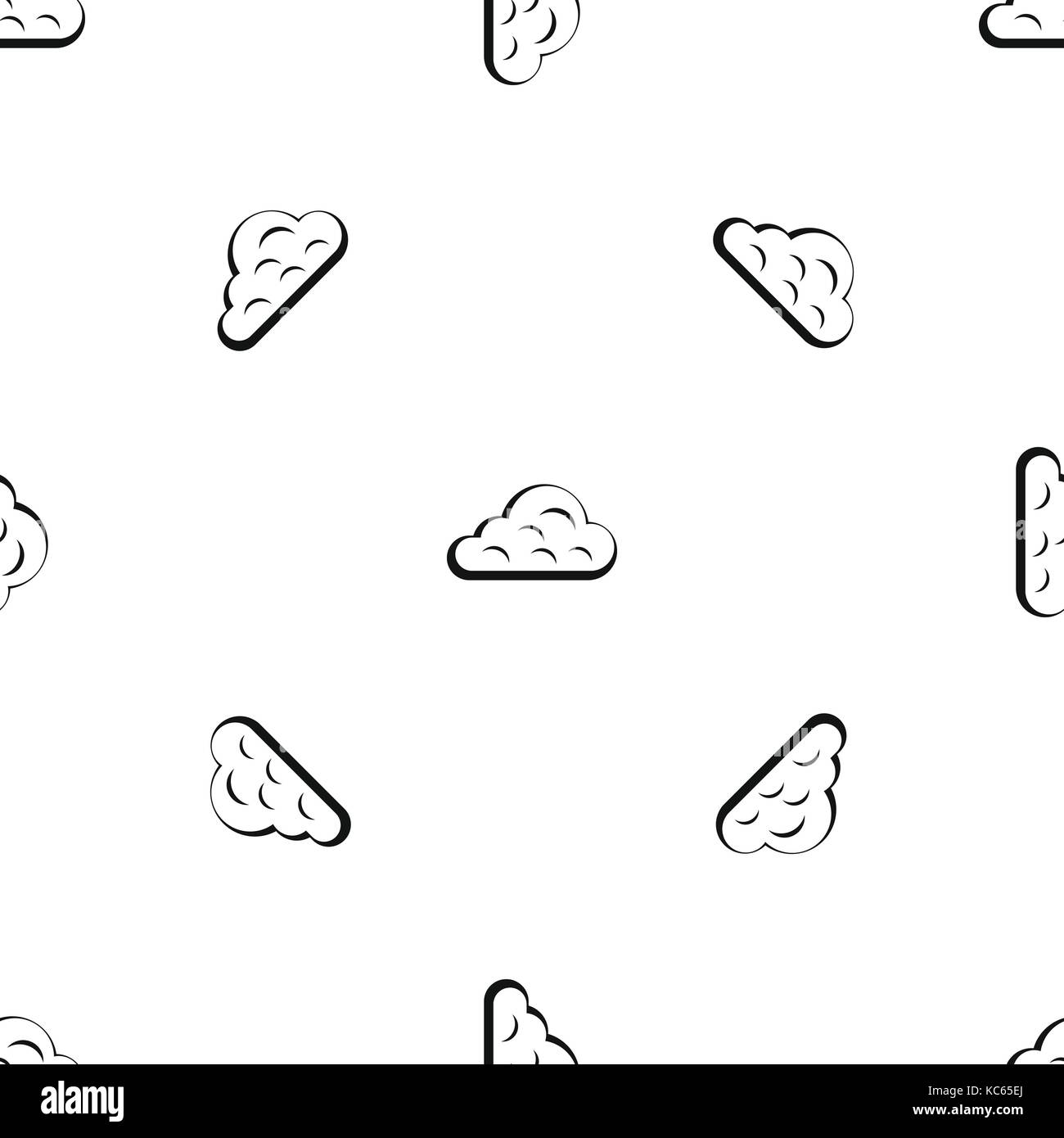 Rainy cloud pattern seamless black Stock Vector Image & Art - Alamy