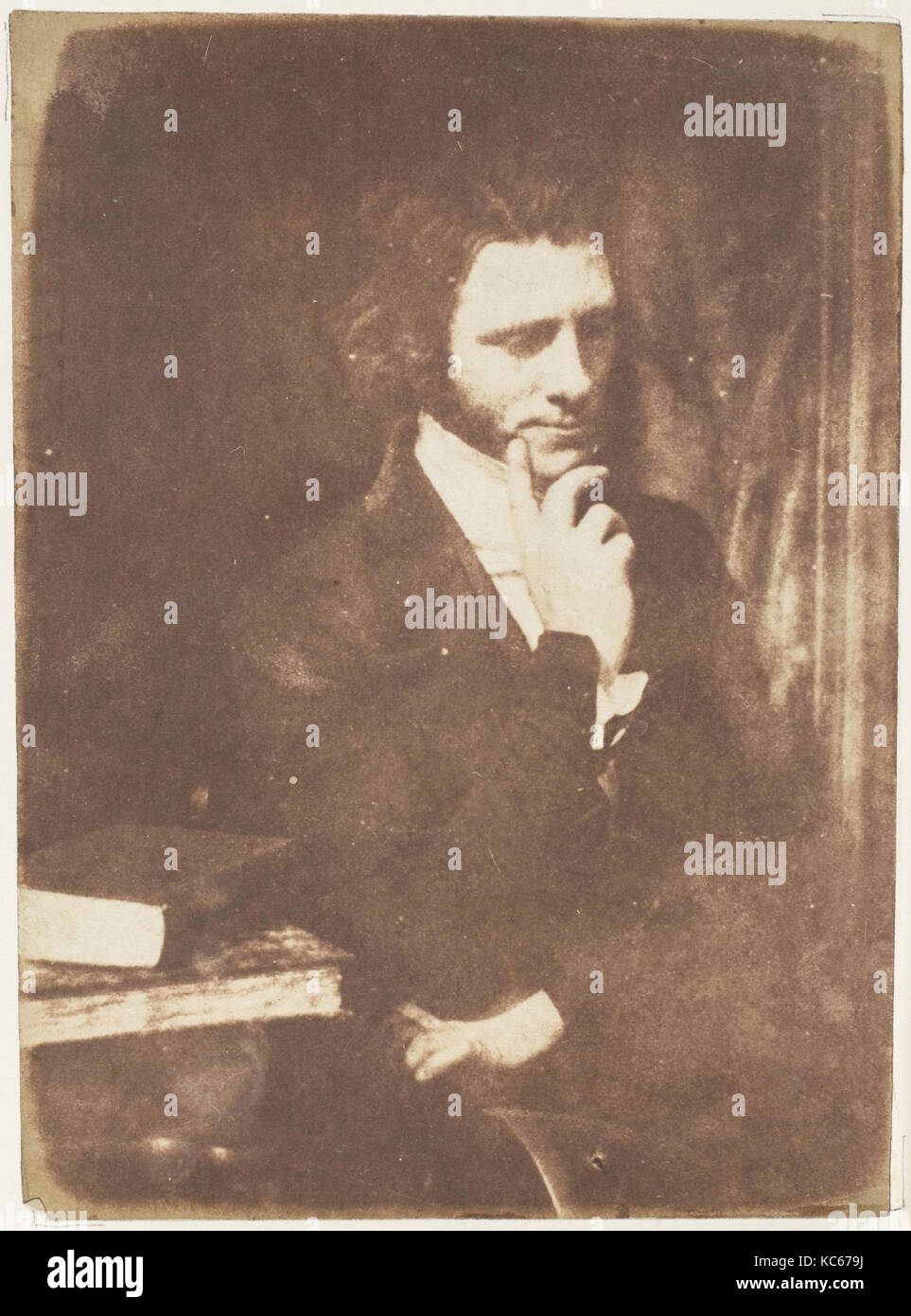 Rev. W. W. Duncan, Peebles (Sweet William), David Octavius Hill, 1843–47 Stock Photo