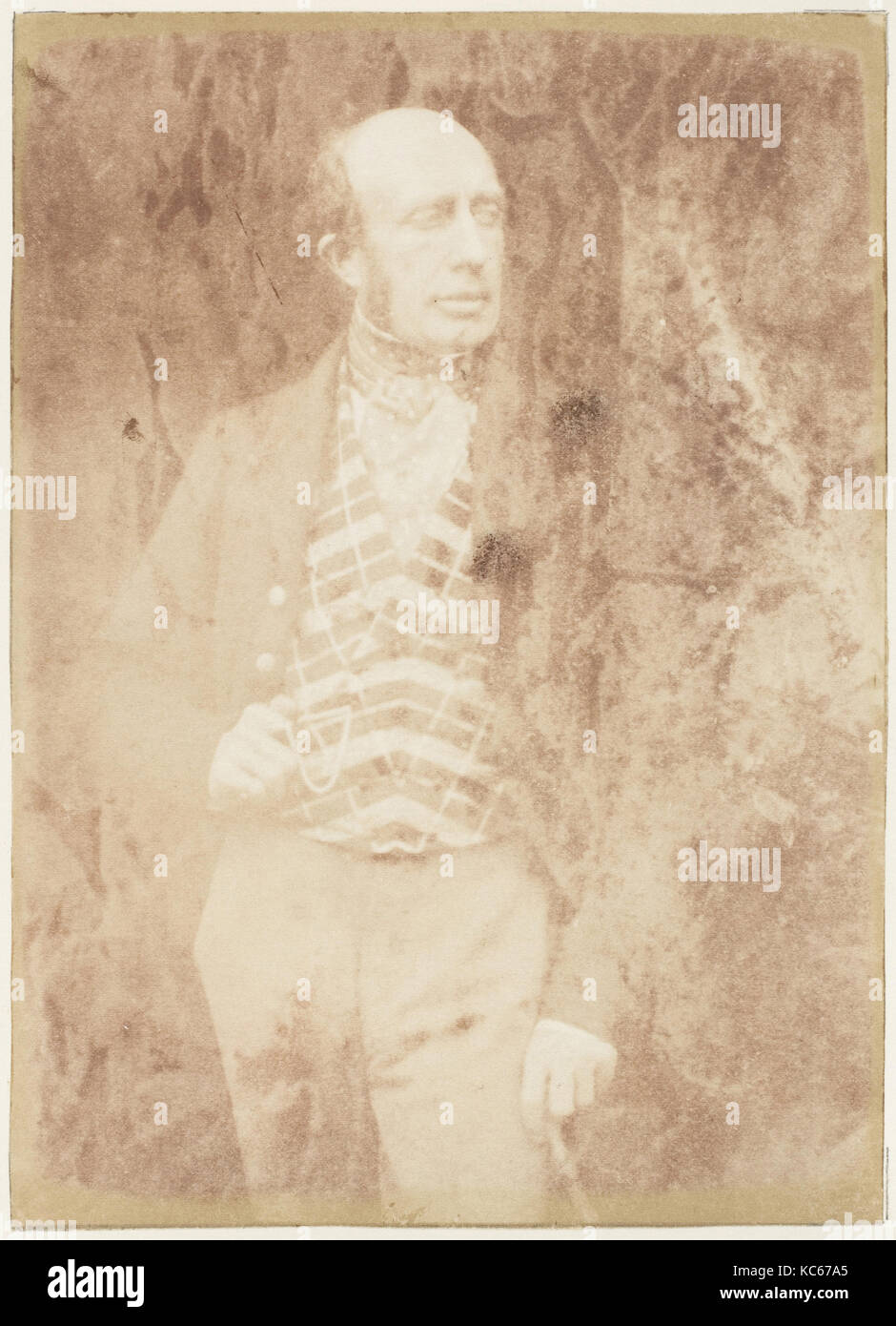 Archibald Butler of Faskally, David Octavius Hill, 1843–47 Stock Photo