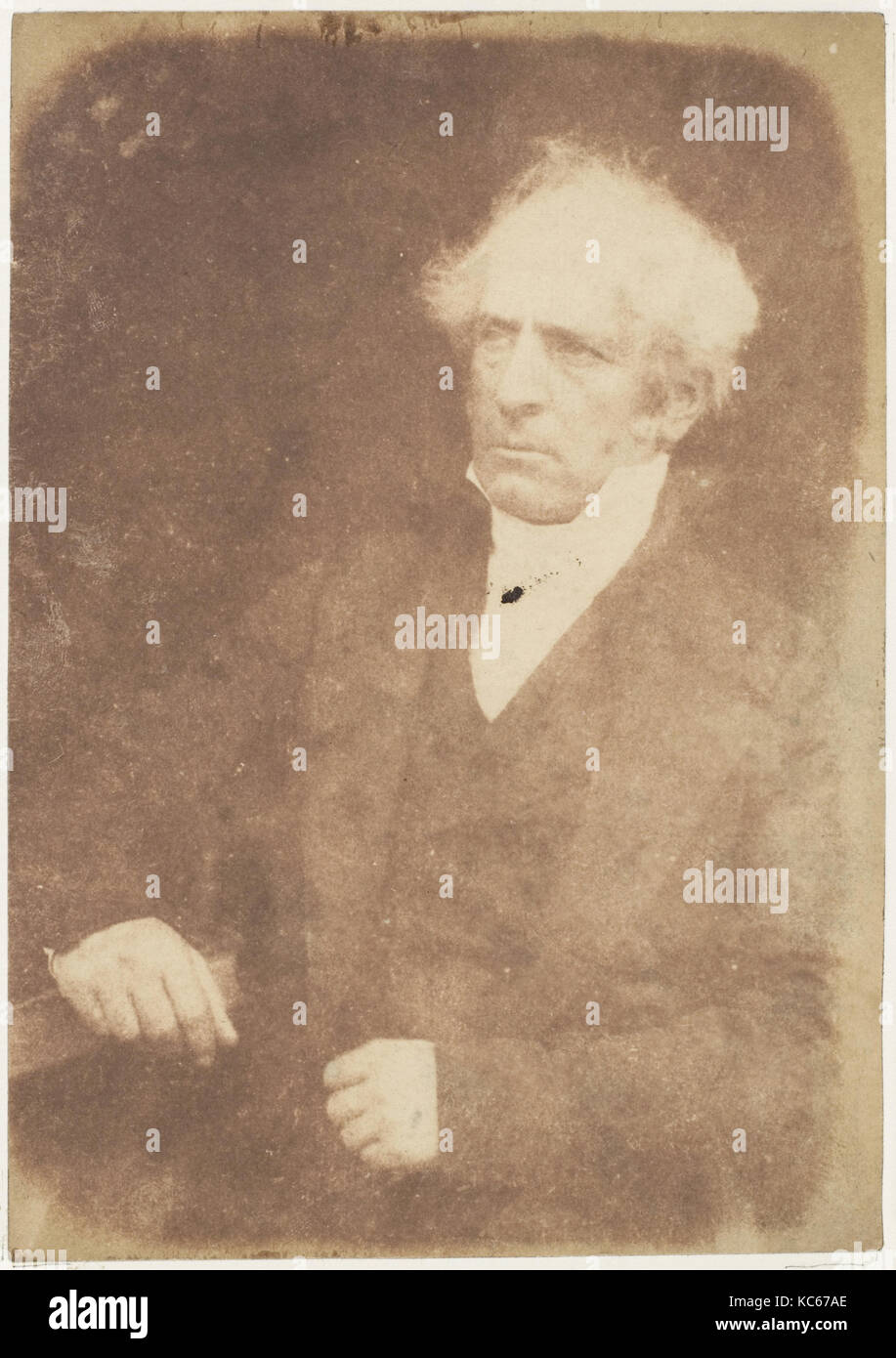 Rev. Thomas Jolly of Bowden, David Octavius Hill, 1843–47 Stock Photo