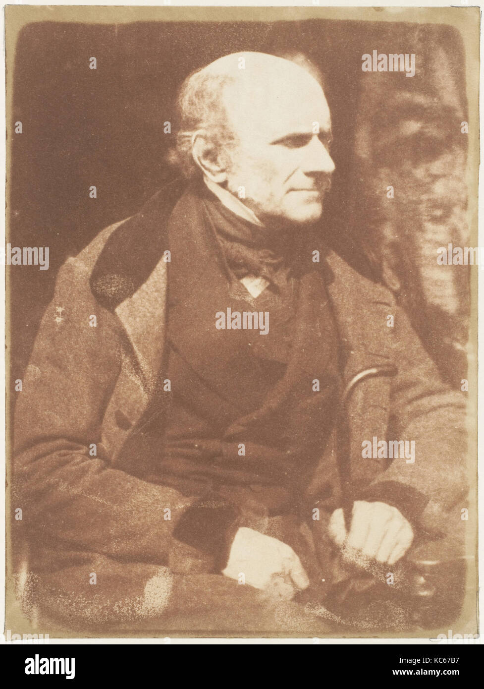 Scott (of Peel), 1843–47, Salted paper print from paper negative, Photographs, David Octavius Hill (British, Perth, Scotland Stock Photo