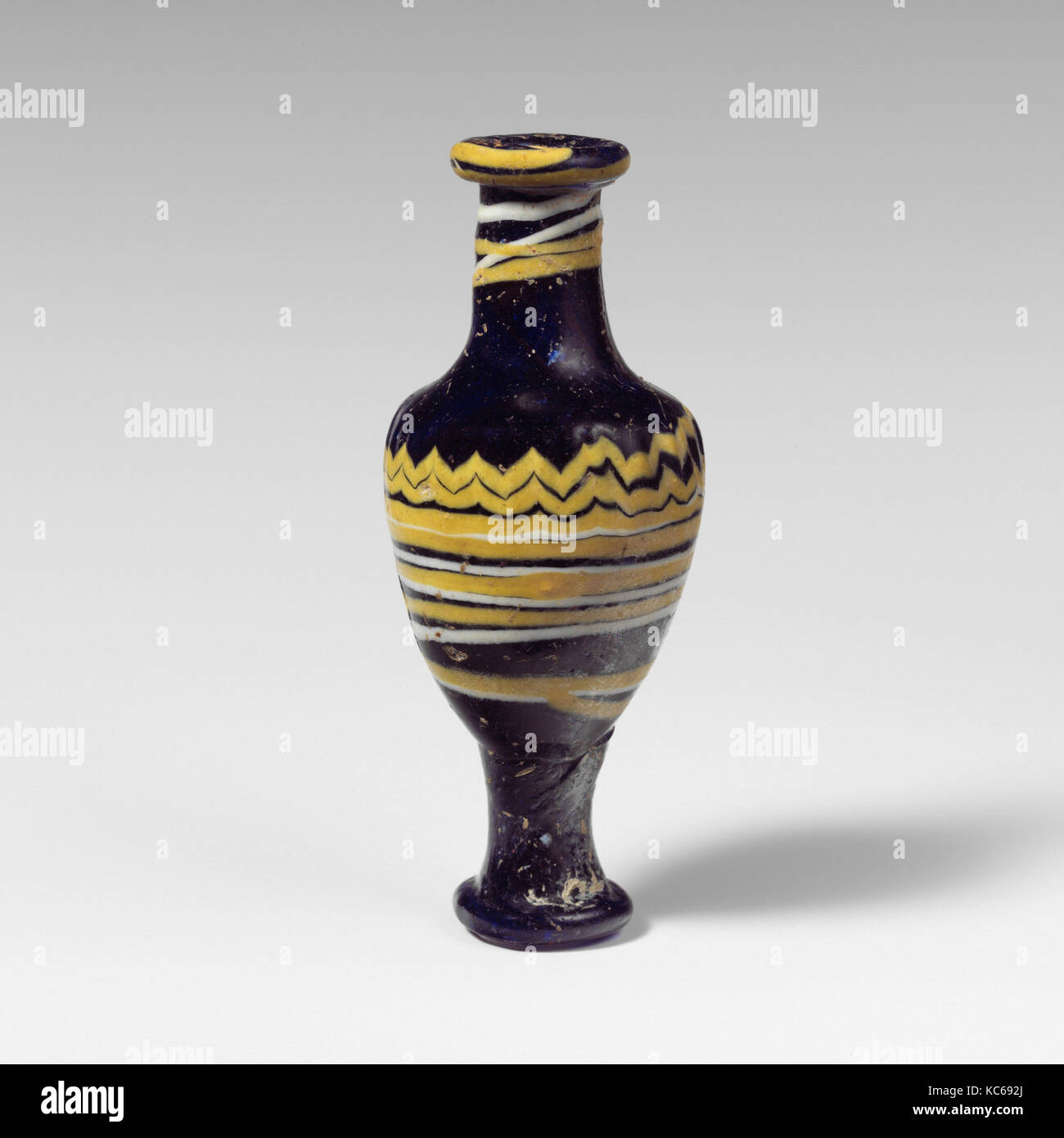 Glass unguentarium (perfume bottle), late 3rd–early 2nd century B.C Stock Photo