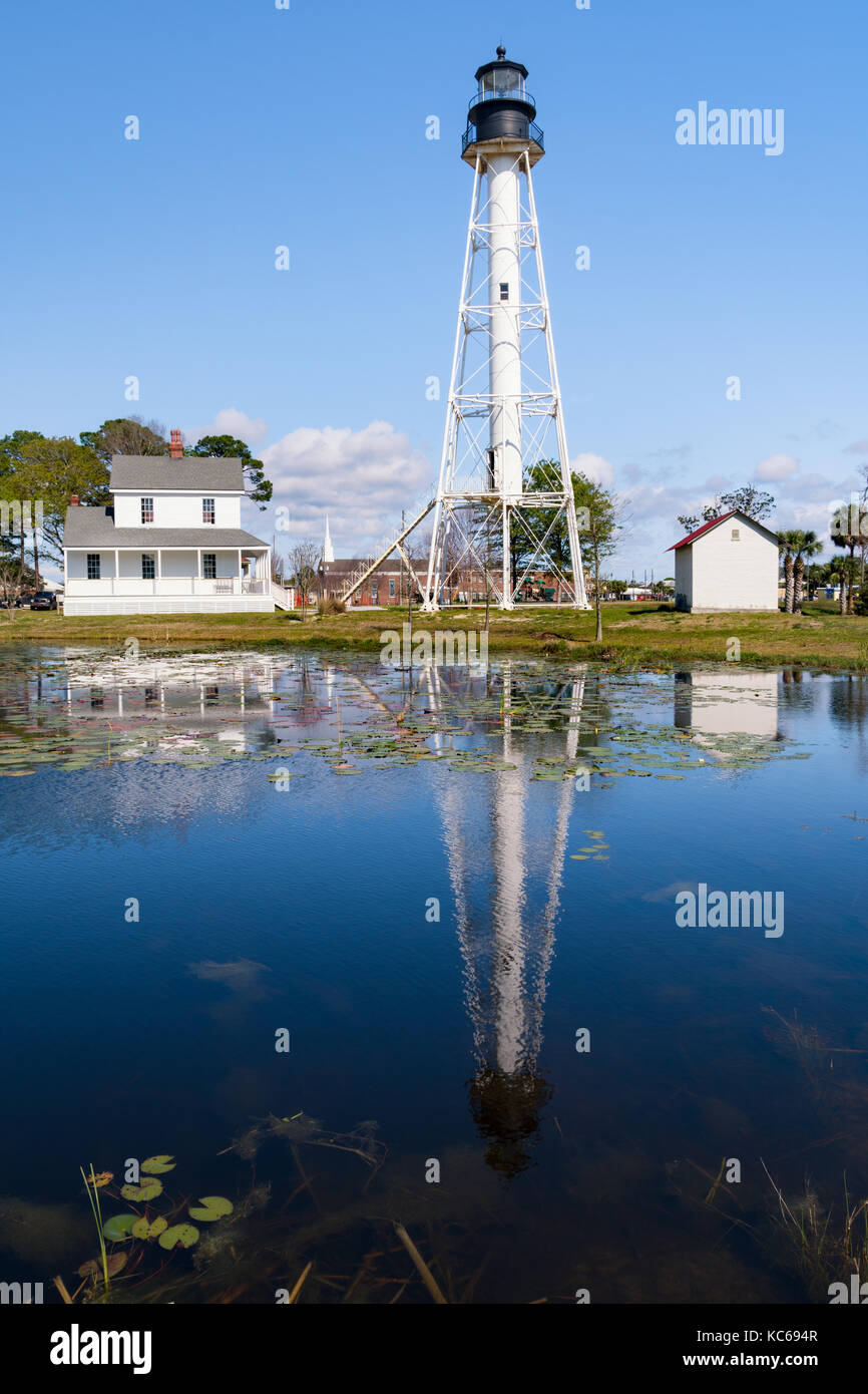 Cape San Blas Lighthouse, Port St. Joe, Florida Stock Photo