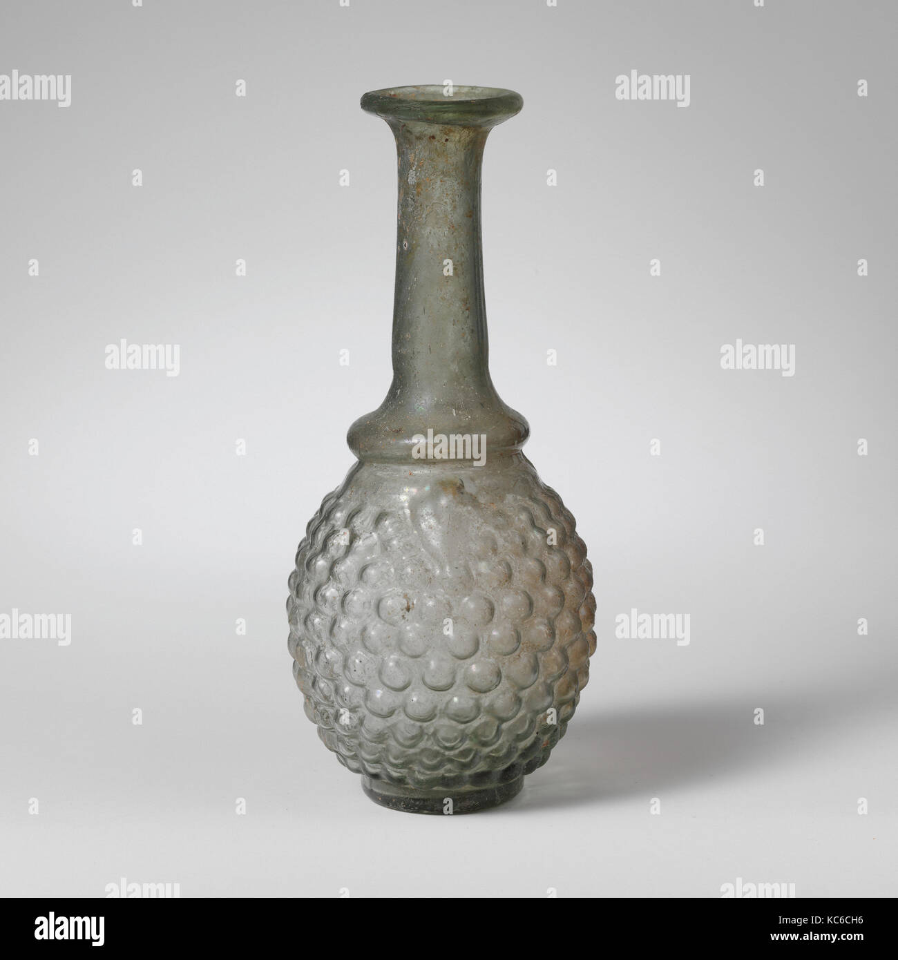 Glass bottle shaped like a bunch of grapes, 3rd century A.D Stock Photo