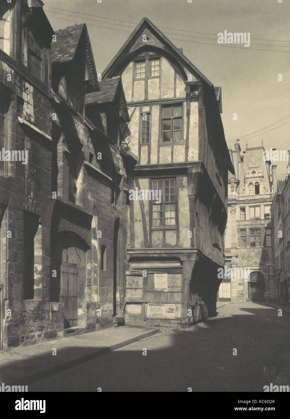 Maison Jeanne d'Arc, Rouen, Frederick H. Evans, 1900s Stock Photo