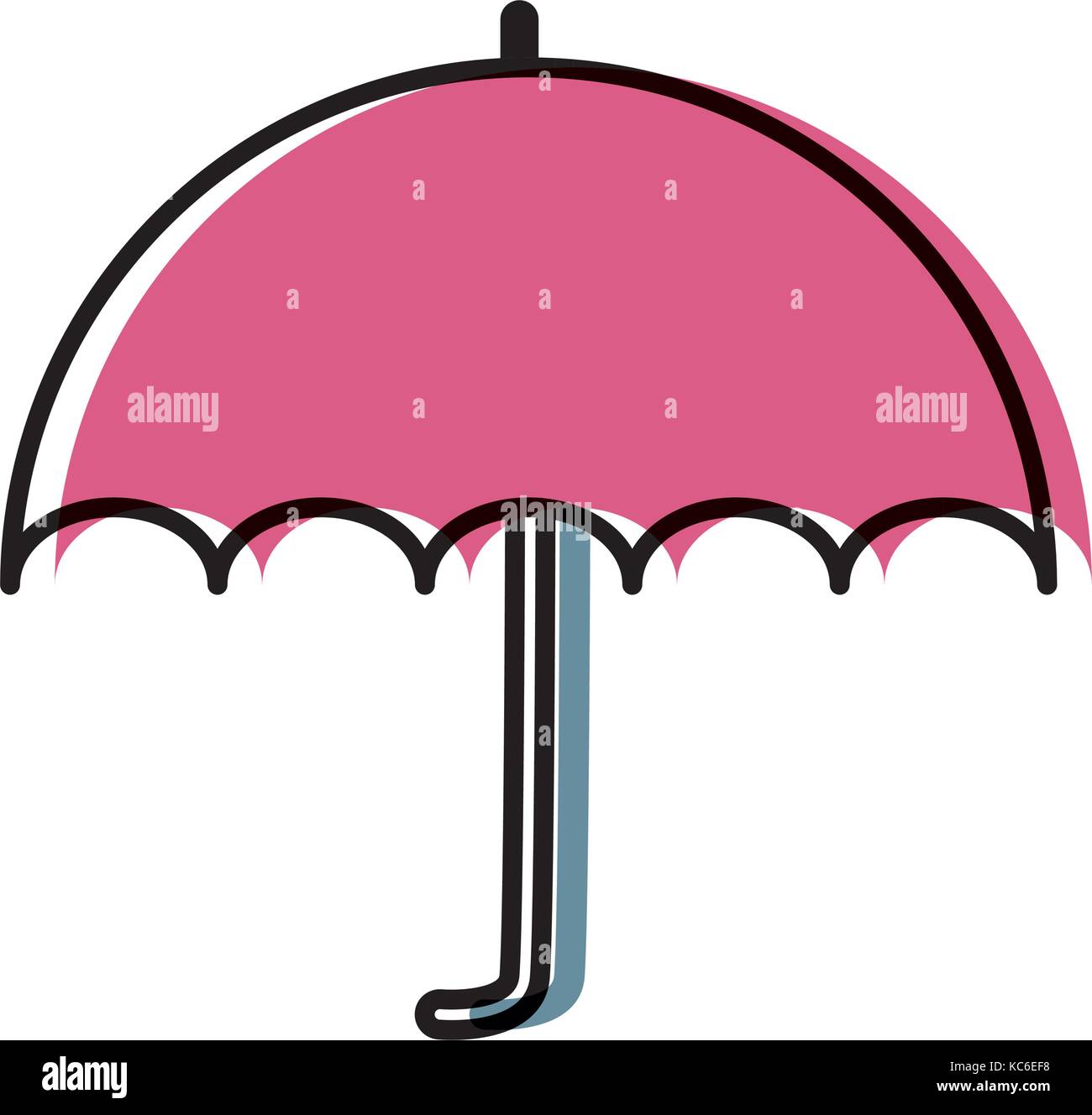 Umbrella weather protection Stock Vector Image & Art Alamy