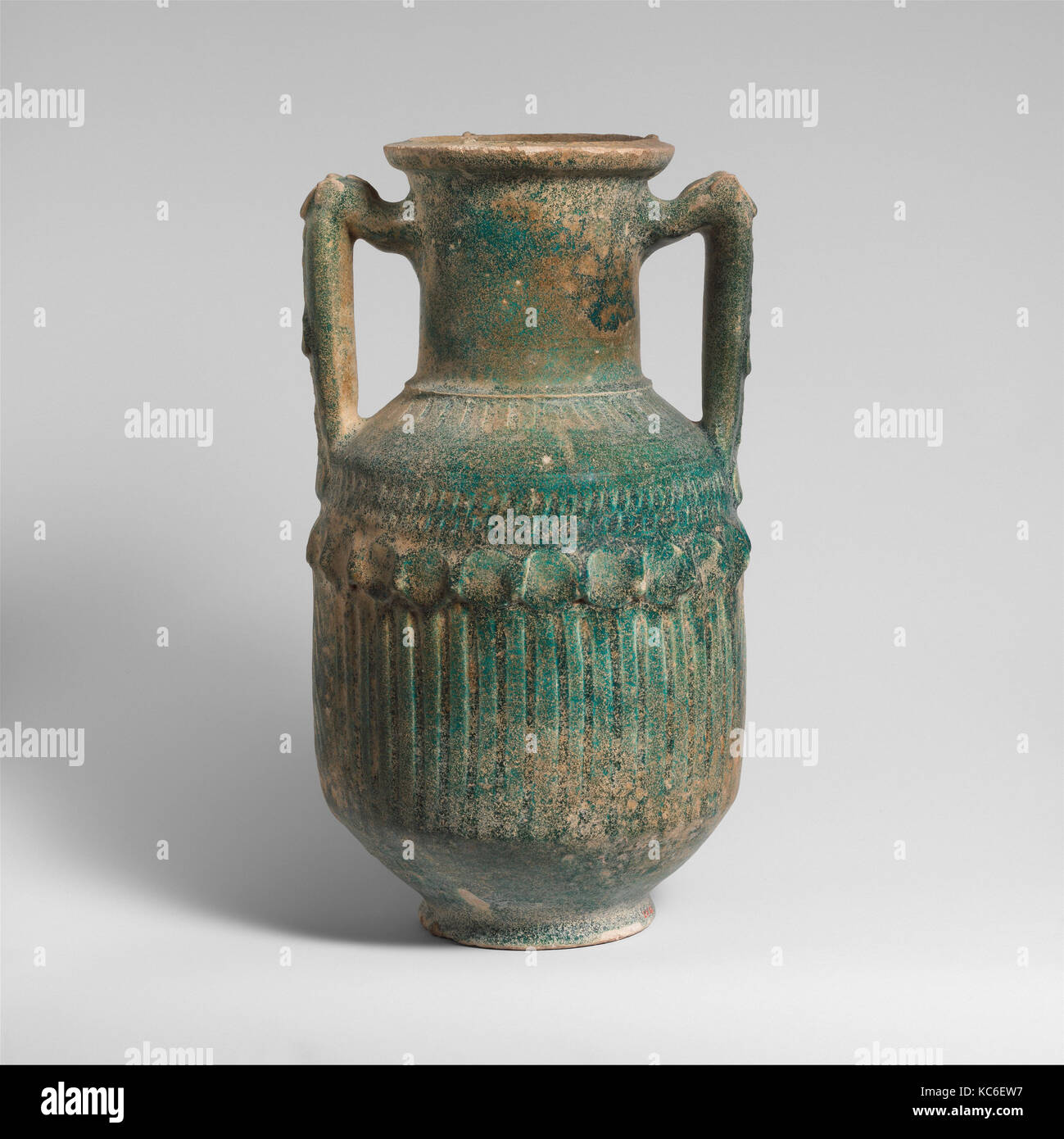 Terracotta amphora (two-handled jar), ca. A.D. 100–225 Stock Photo