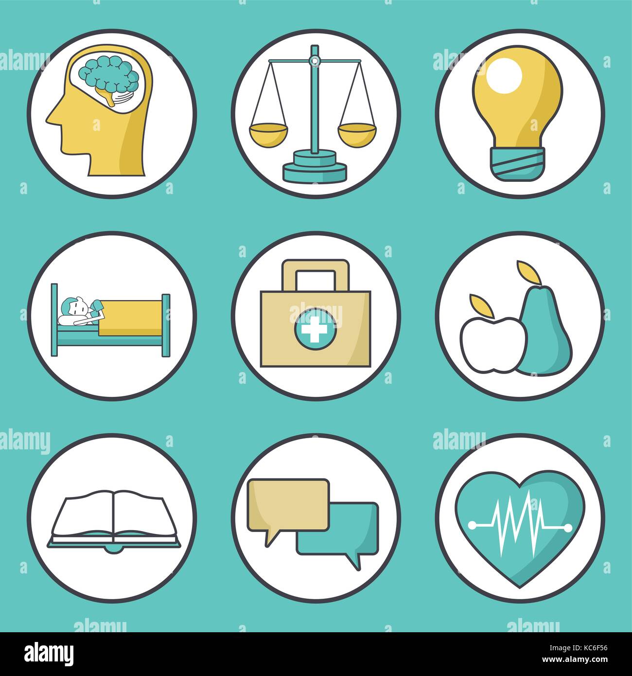 Medical healthcare icons Stock Vector Image & Art - Alamy