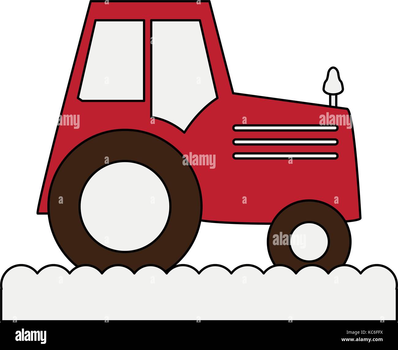 tractor farming icon image Stock Vector Image & Art - Alamy