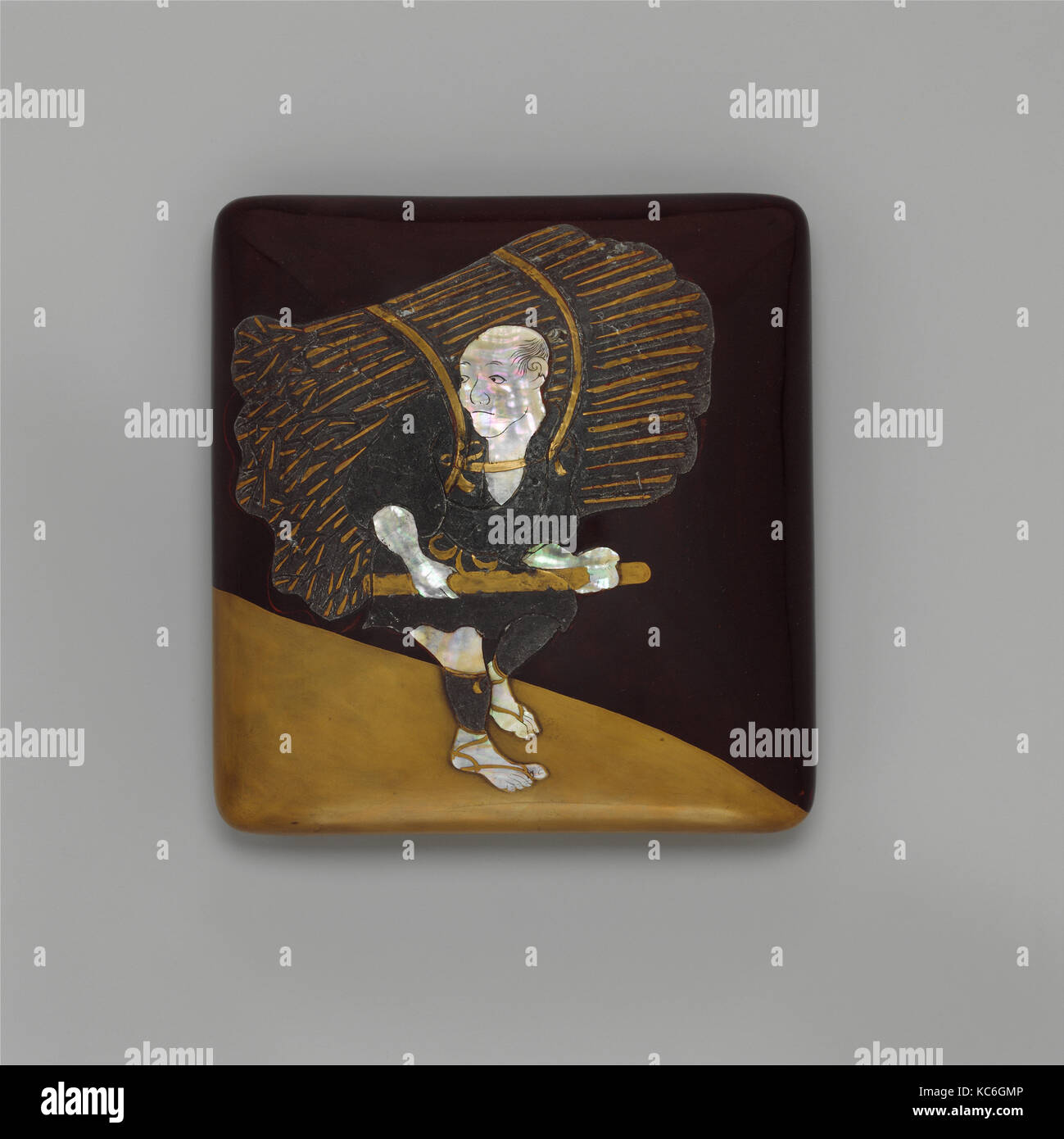 Writing Box Suzuribako With Woodcutter 伝本阿弥光悦 橅夫蒔絵硯箱 In The Style Of Hon Ami Kōetsu 18th Or Early 19th Century Stock Photo Alamy