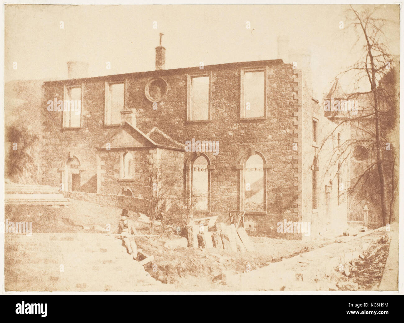 Edinburgh.  The Orphan Hospital, David Octavius Hill, 1843–47 Stock Photo