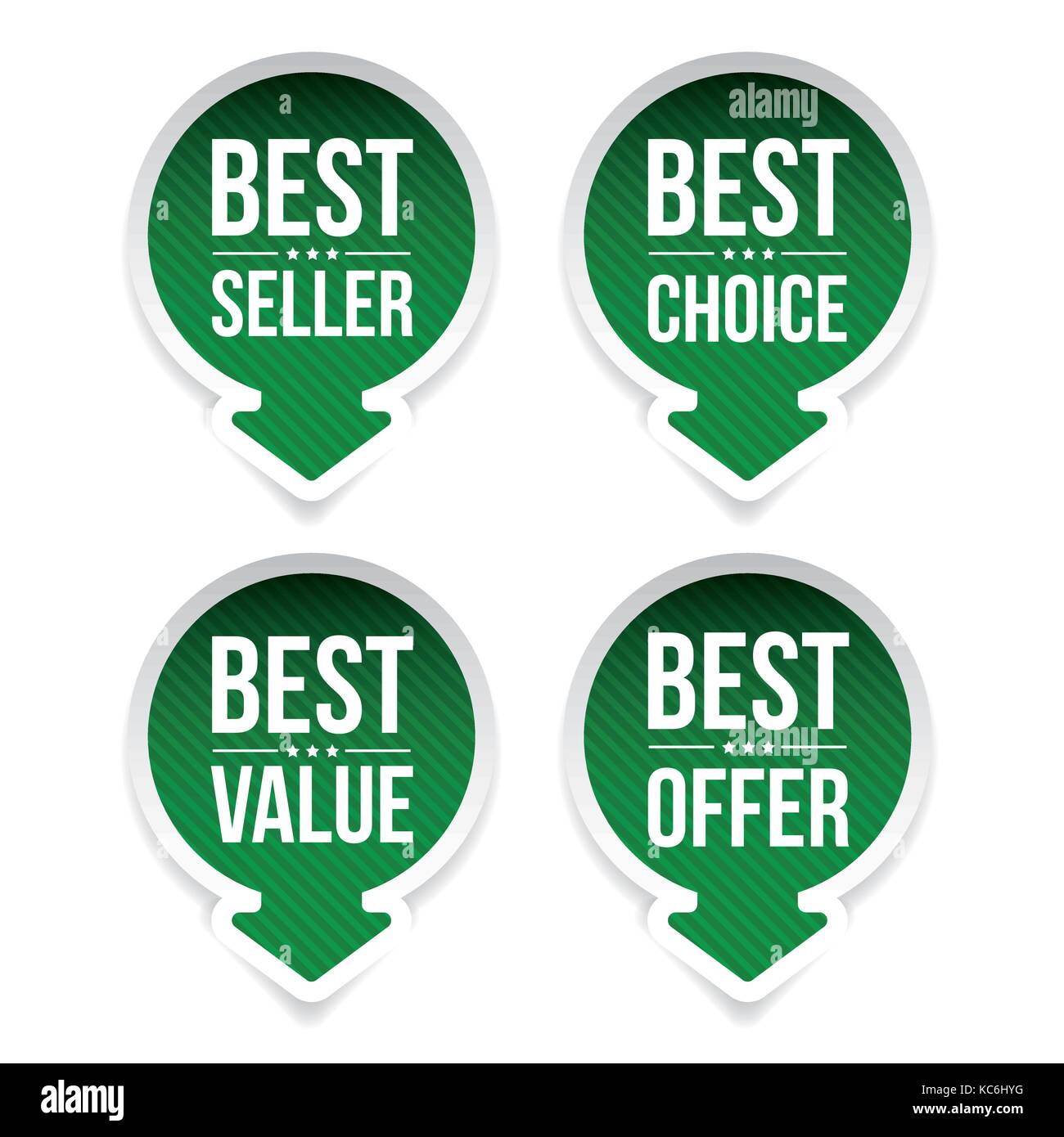 Best seller, Best value, Best choice vector Stock Vector Image & Art