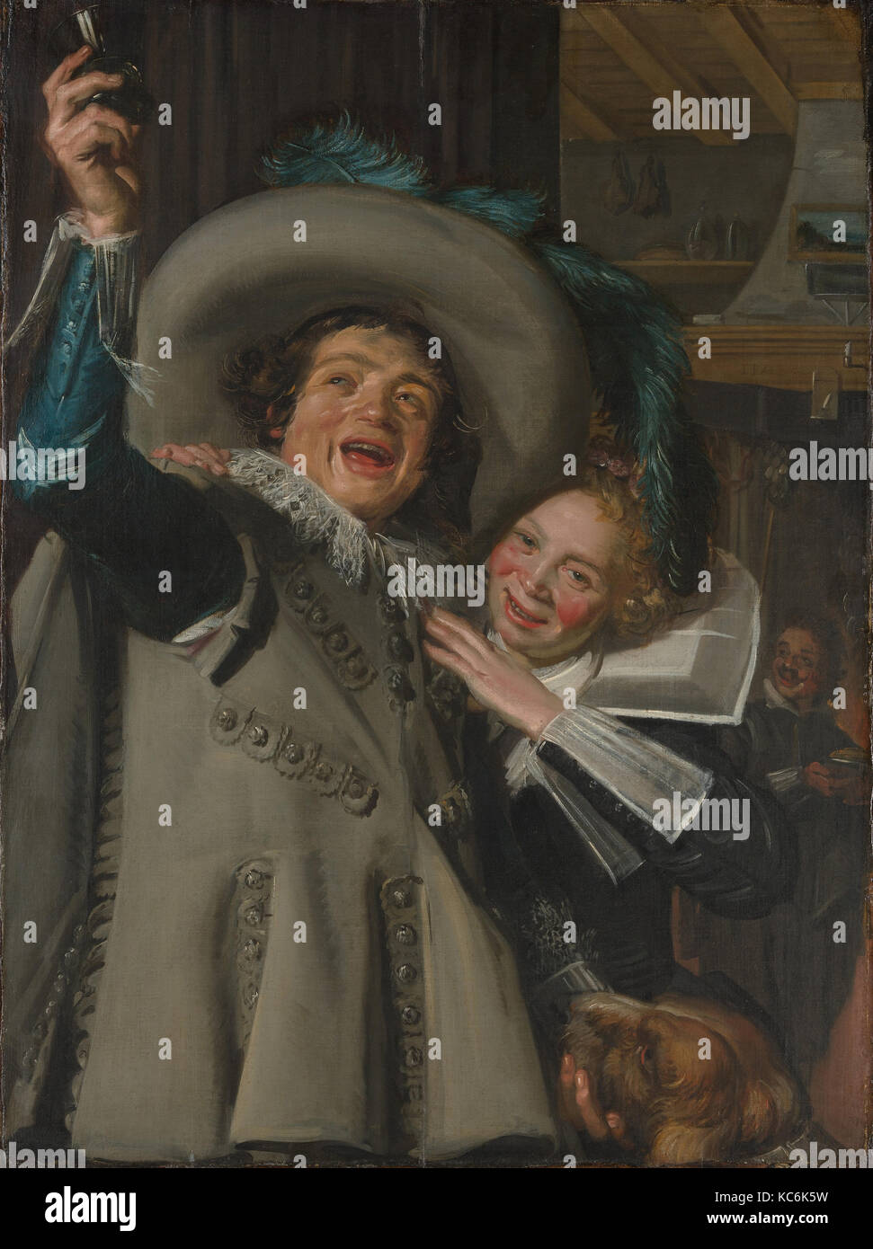 Young Man and Woman in an Inn ('Yonker Ramp and His Sweetheart'), Frans Hals, 1623 Stock Photo