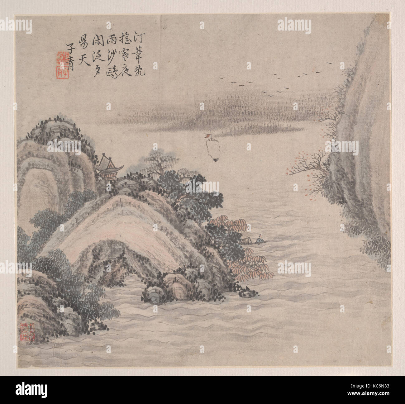 清 張之萬 山水 冊頁十二開, Landscapes, Zhang Zhiwan, dated 1875  