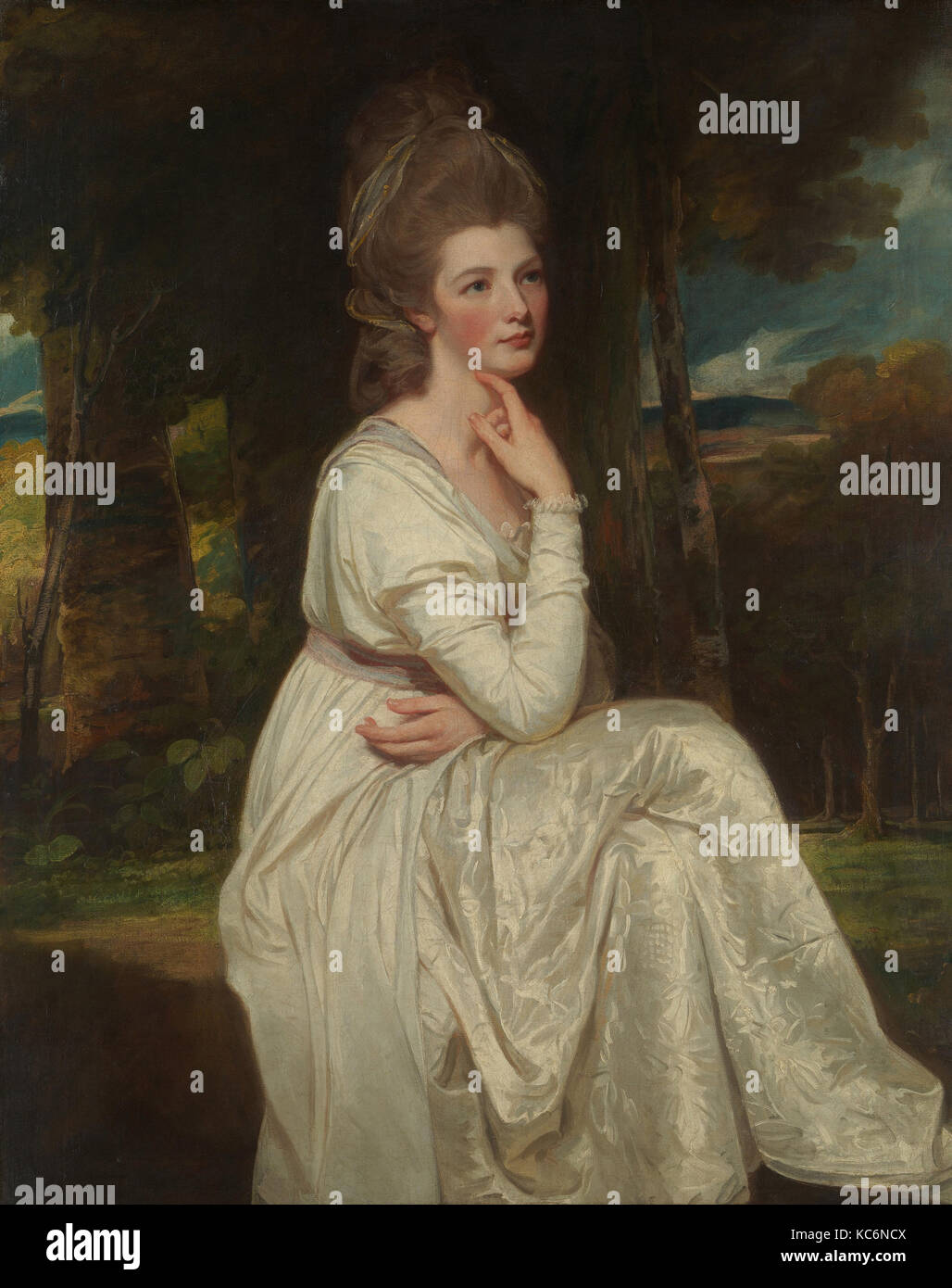 Lady Elizabeth Stanley (1753–1797), Countess of Derby, George Romney, 1776–78 Stock Photo
