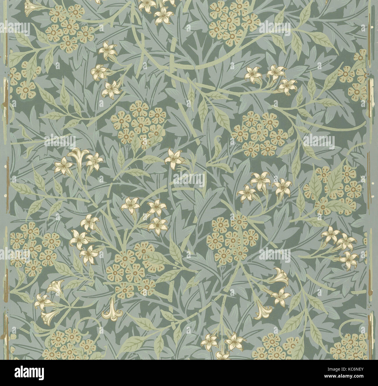 Jasmine designed 1872 Block printed wallpaper Sheet 21 716 x Jasmine designed 1872 Block printed wallpaper Sheet 21 716 x