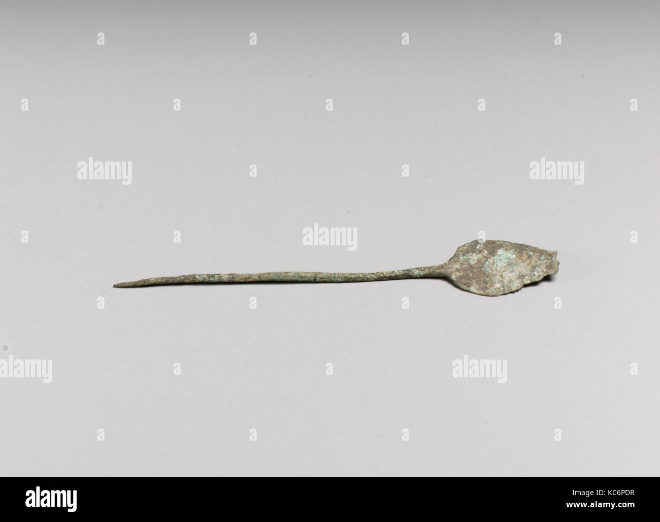 Spoon or tongue depressor, Bronze, Other: 4 7/16 in. (11.3 cm), Bronzes Stock Photo