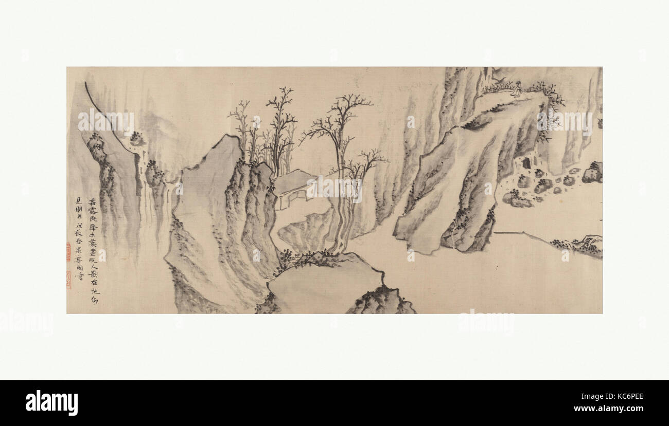 明 張瑞圖 後赤壁賦圖 卷, Second Ode on the Red Cliff, Zhang