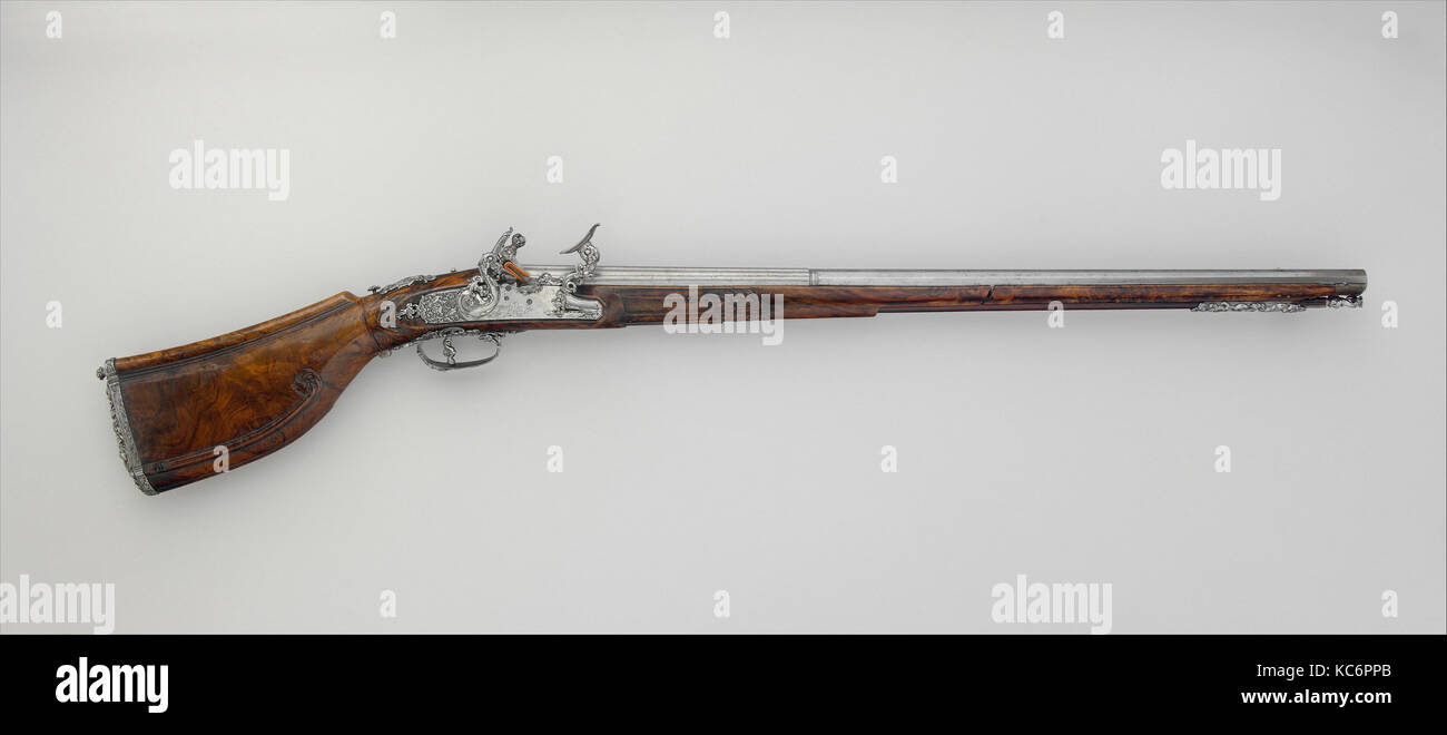 Carbine with Flintlock alla Fiorentina, ca. 1660–70 Stock Photo