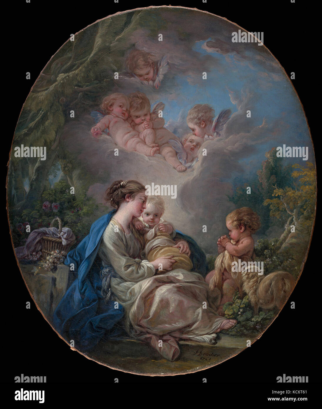 Virgin and Child with the Young Saint John the Baptist and Angels