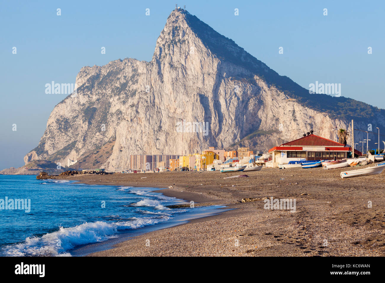 UK Rock Of Gibraltar With Sandy Beach In Foreground Stock Photo Alamy UK Rock Of Gibraltar With Sandy Beach In Foreground Stock Photo Alamy