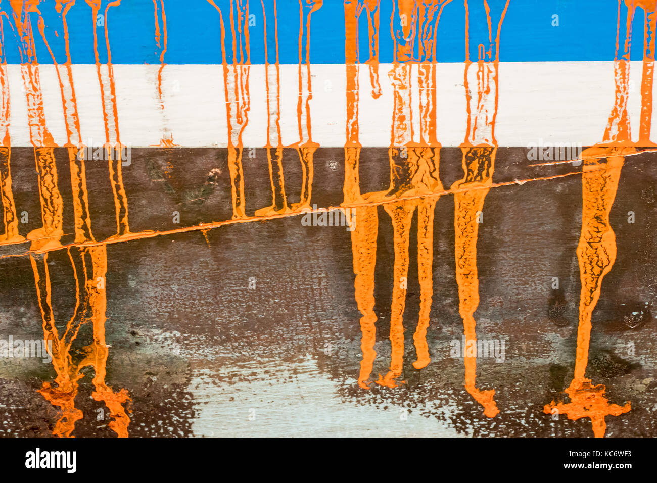 Paint Streaks on Boat, Malta Stock Photo Alamy