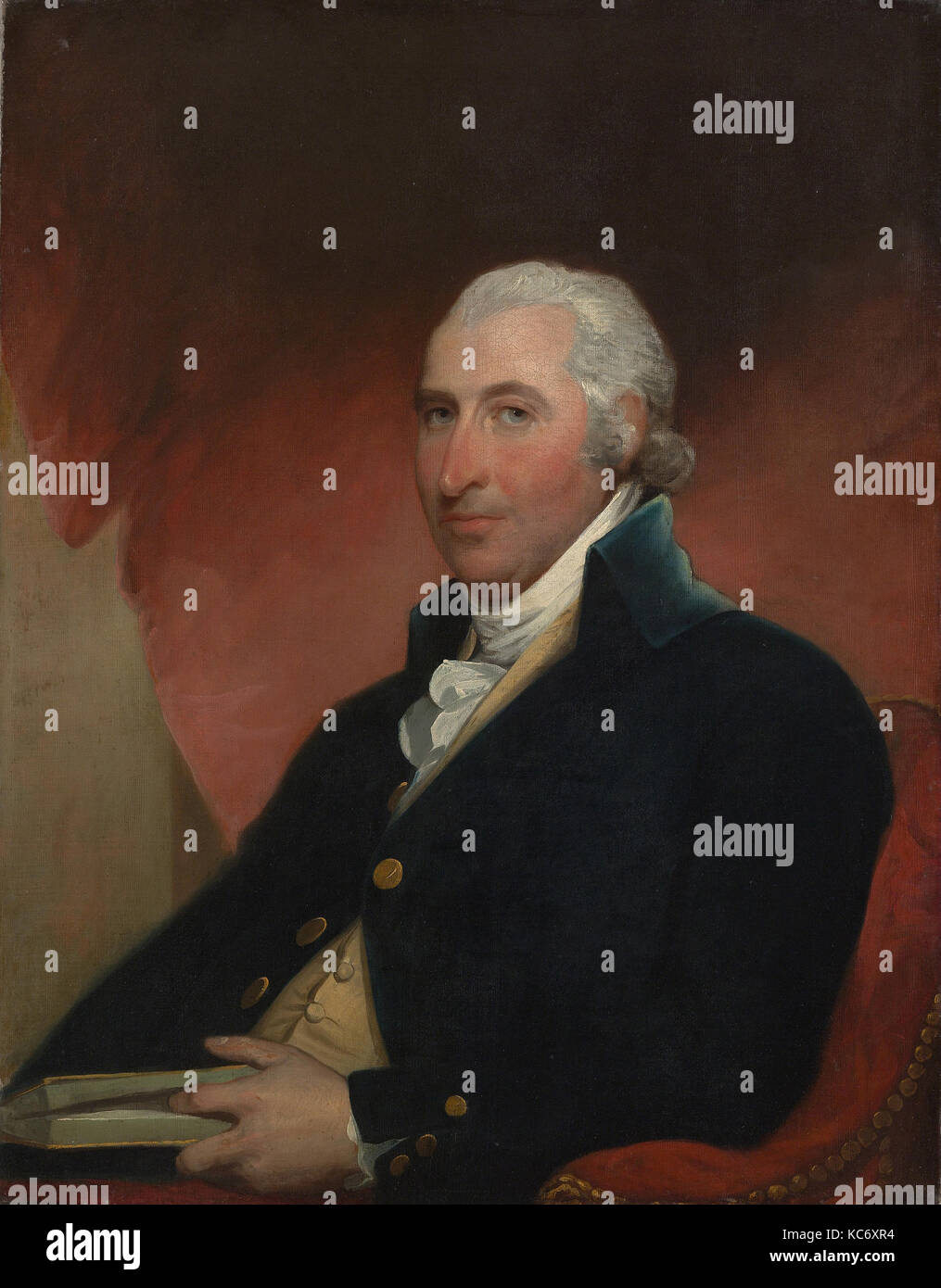 John Shaw, 1793, Made in United States, Oil on canvas, 36 x 28 in. (91.4 x 71.1 cm), Paintings, Gilbert Stuart (American, North Stock Photo